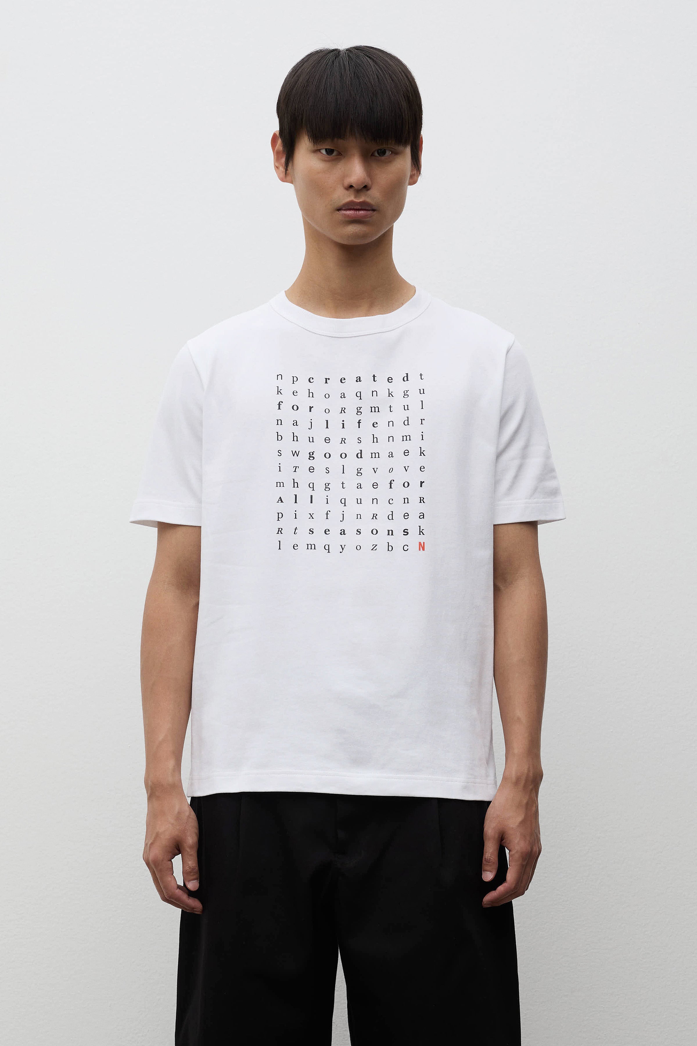 Elmelunde Organic Dry Cotton Crossword T-shirt