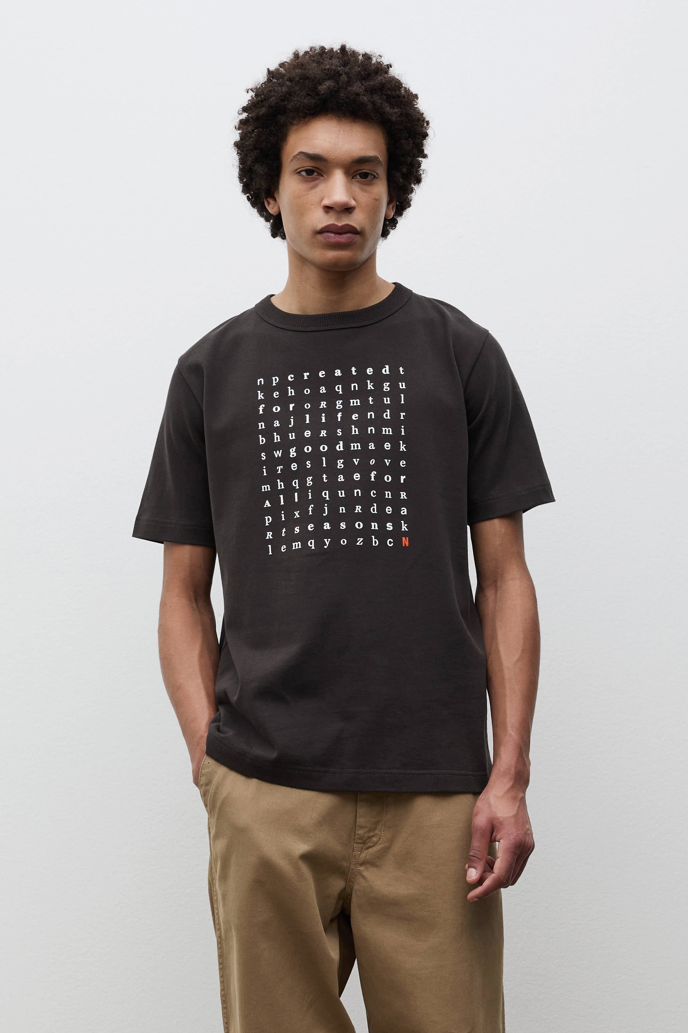 Elmelunde Organic Dry Cotton Crossword T-shirt