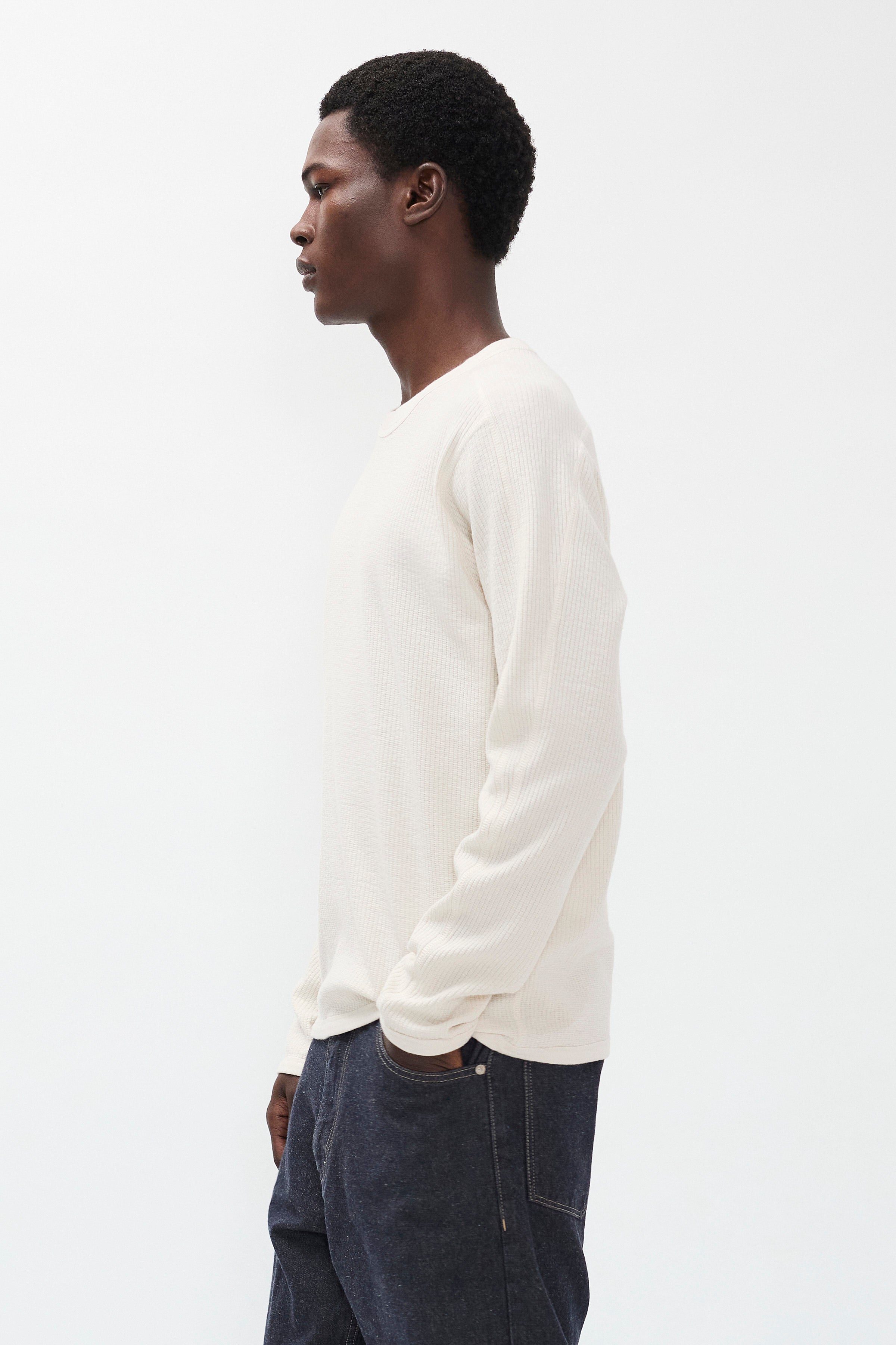 Stevns Cotton Hemp Military Rib LS T-shirt