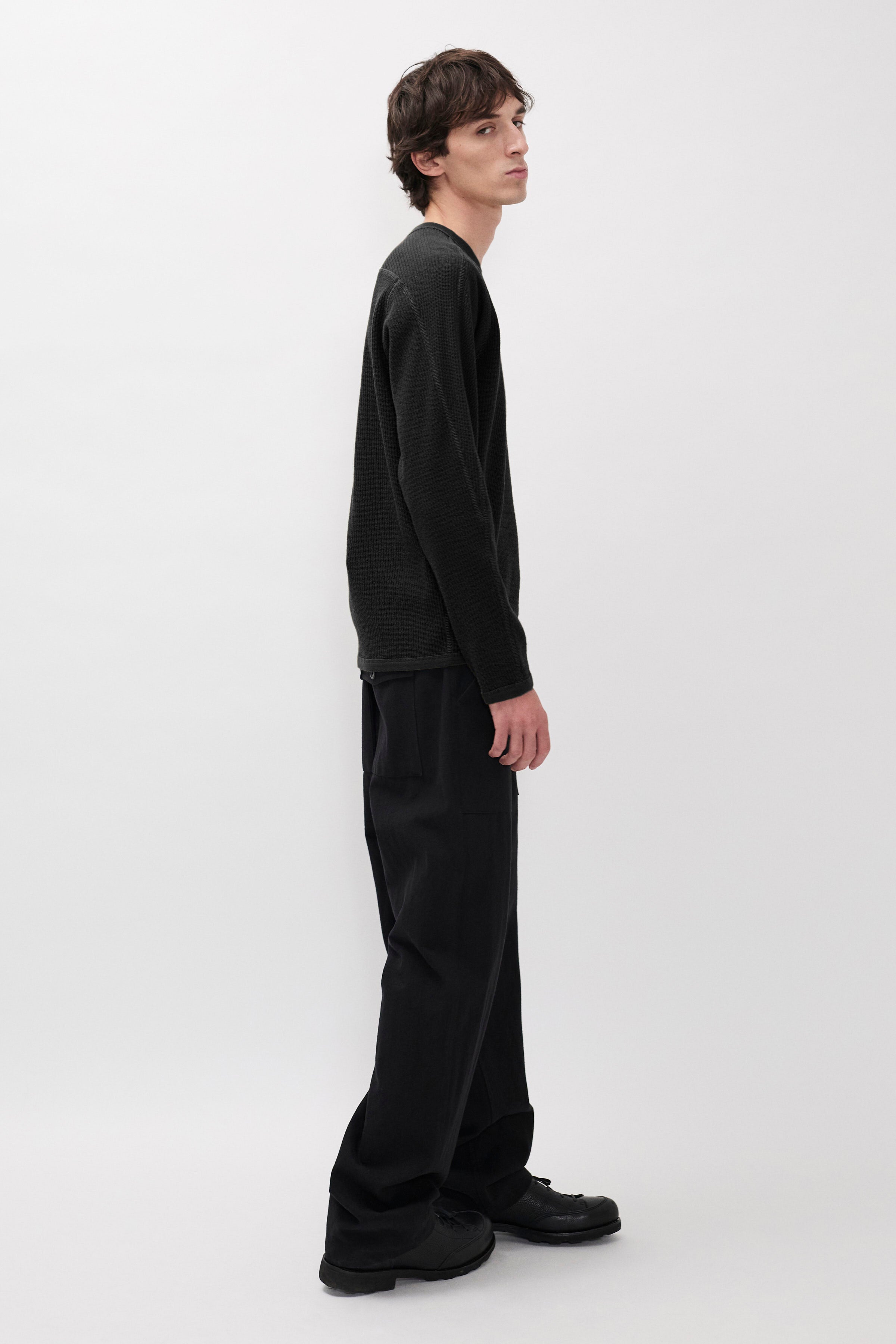 Stevns Cotton Hemp Military Rib LS T-shirt