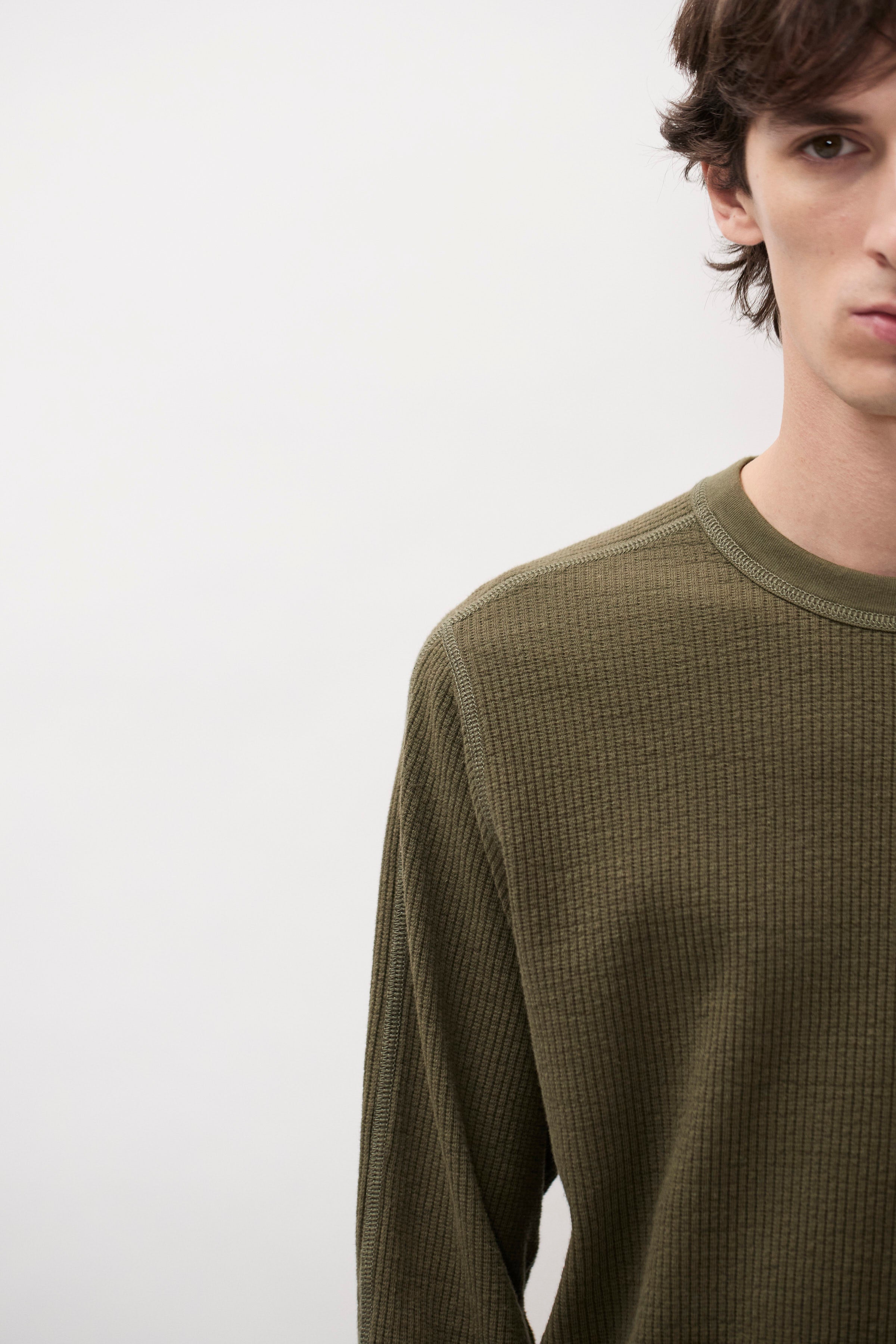 Stevns Cotton Hemp Military Rib LS T-shirt
