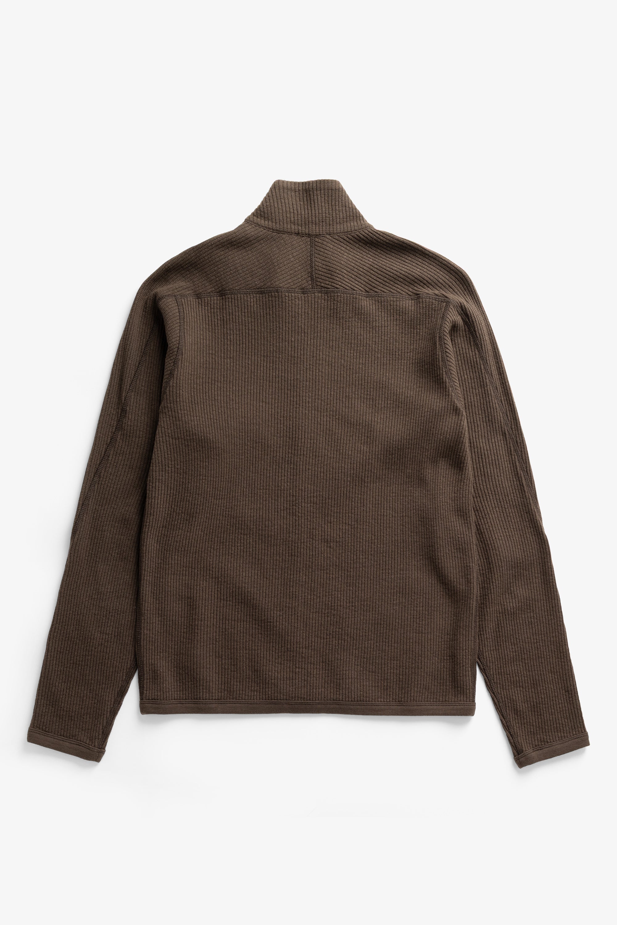 Teno Cotton Hemp Military Rib Zip Cardigan
