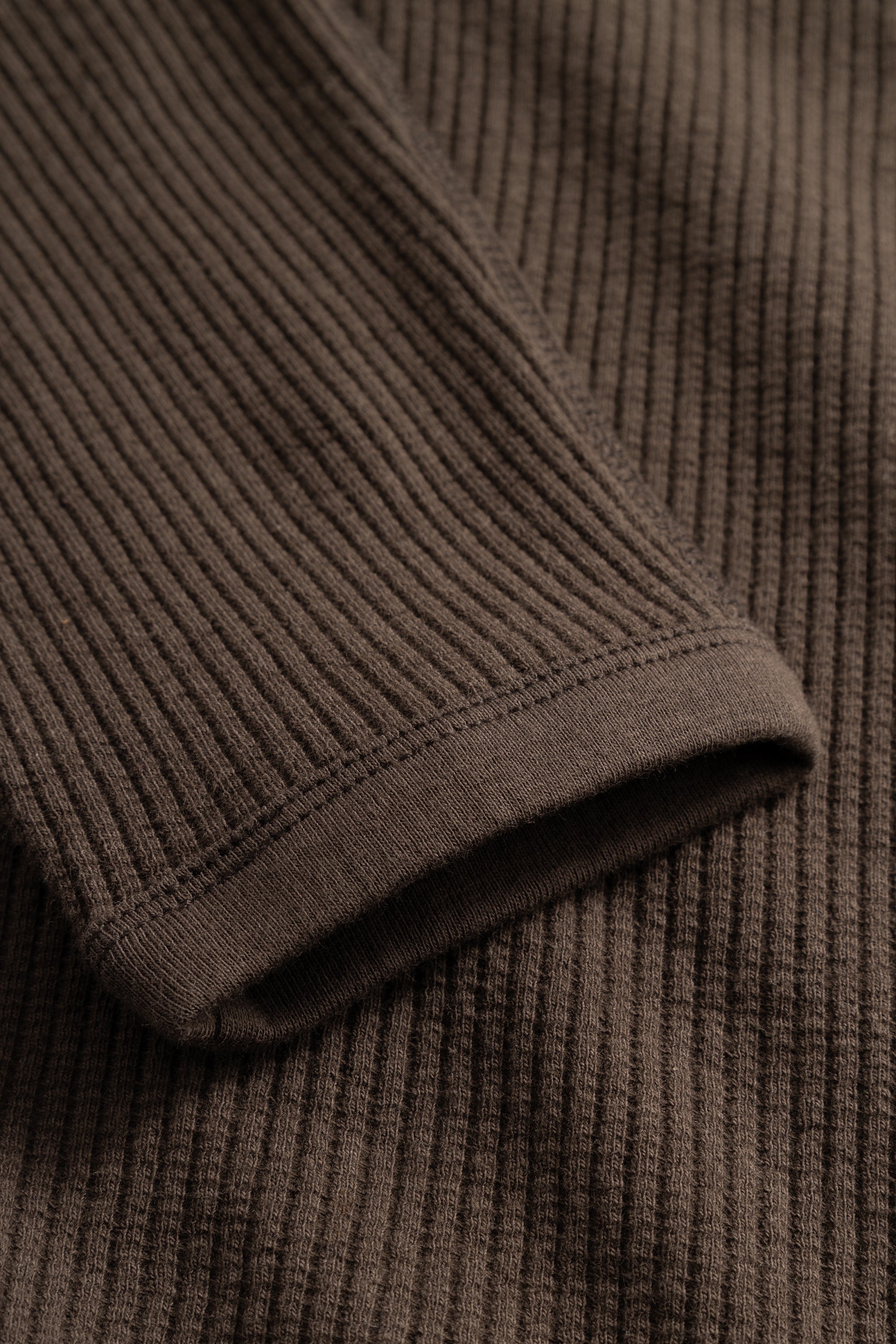 Teno Cotton Hemp Military Rib Zip Cardigan