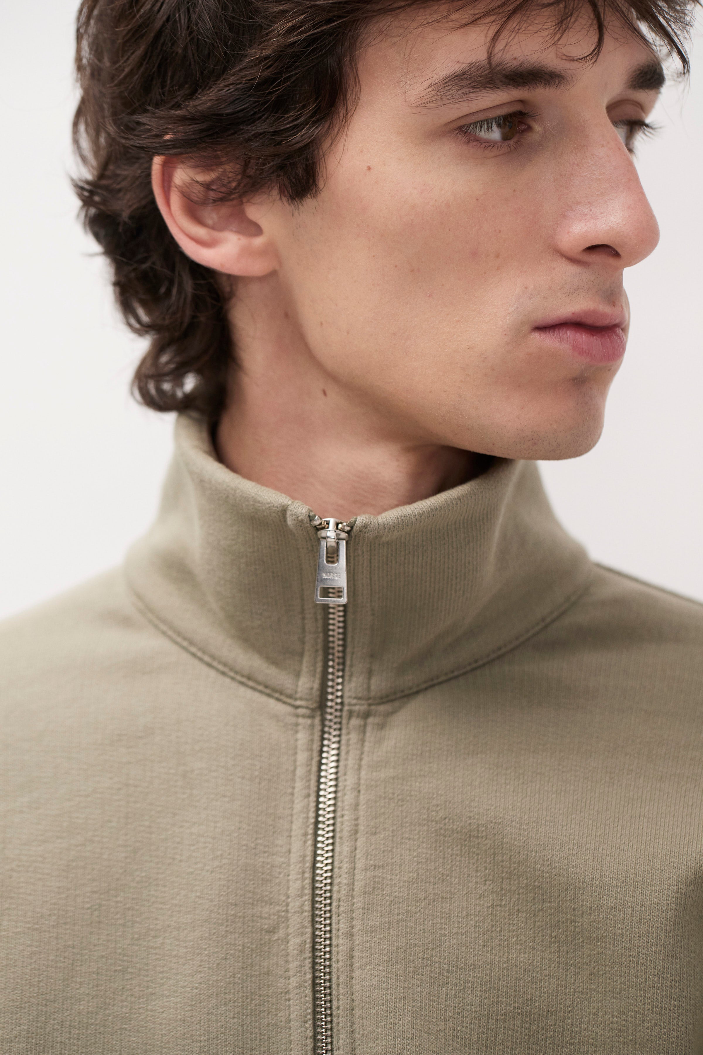 Hornidal Relaxed Organic Loopback Track Jacket