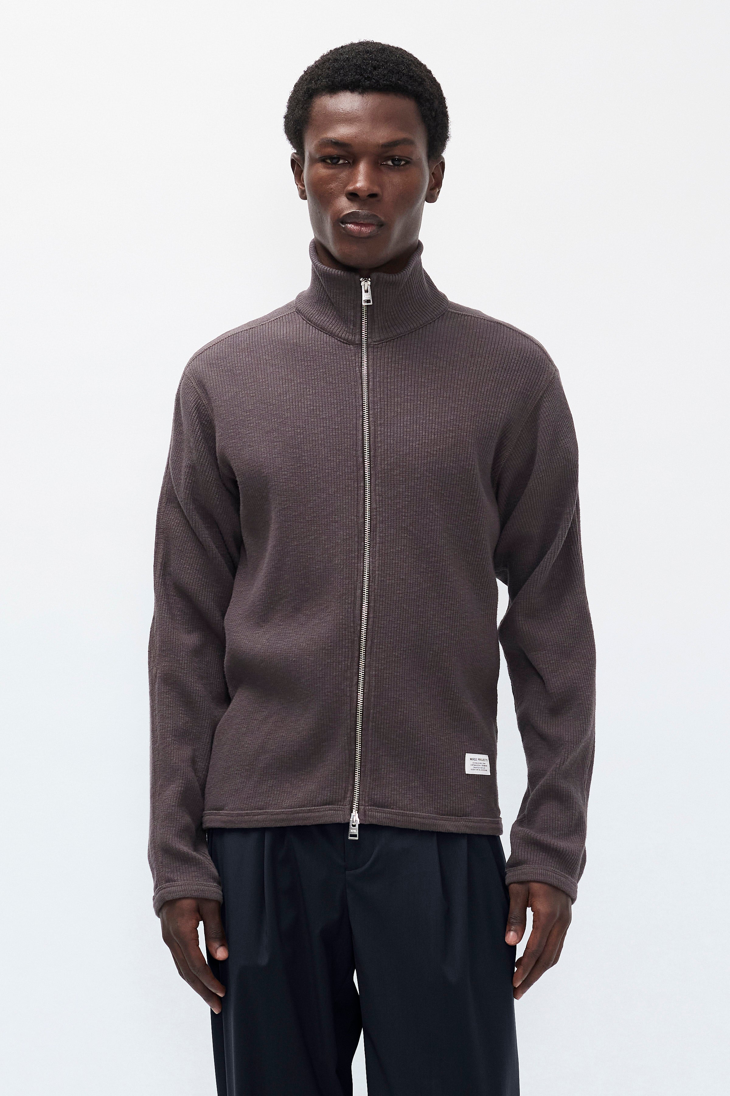 Teno Military Rib Zip Cardigan