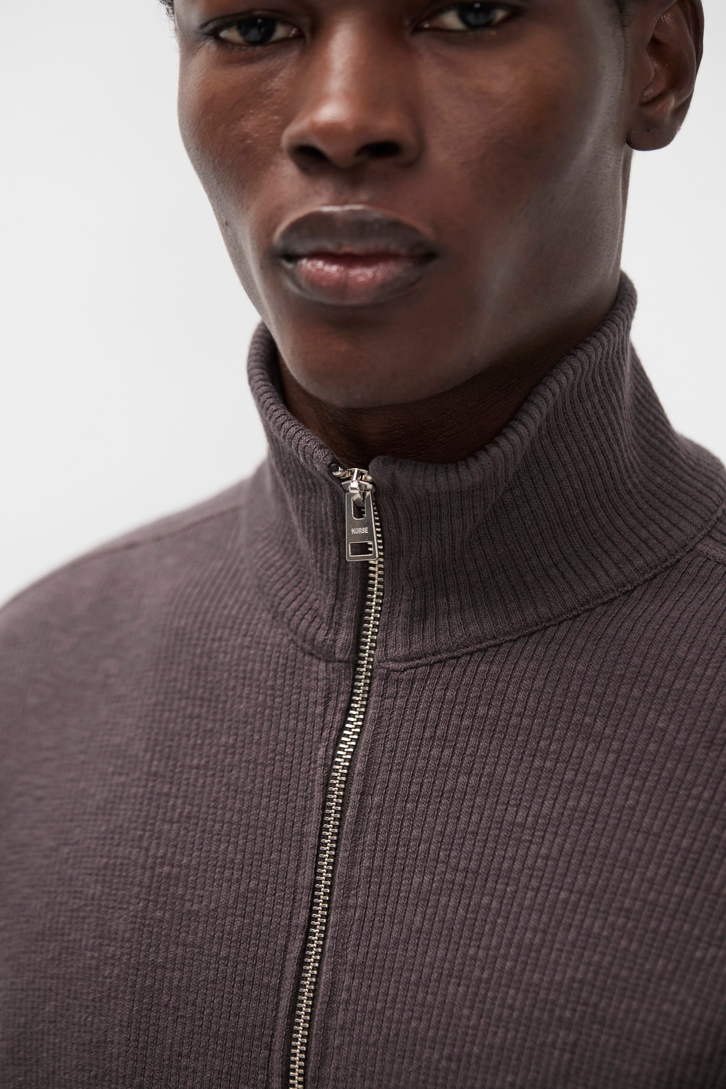 Teno Military Rib Zip Cardigan