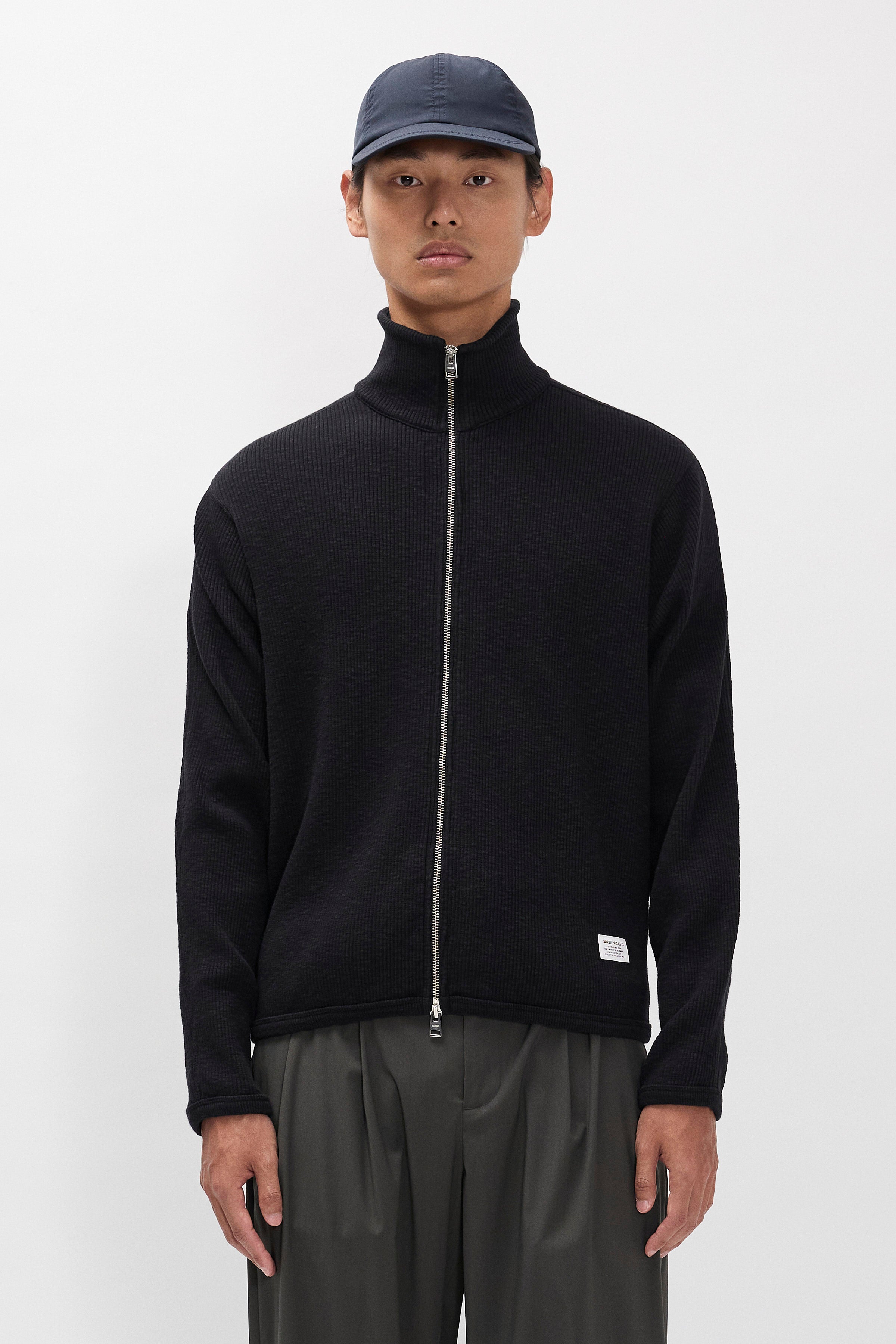 Teno Military Rib Zip Cardigan