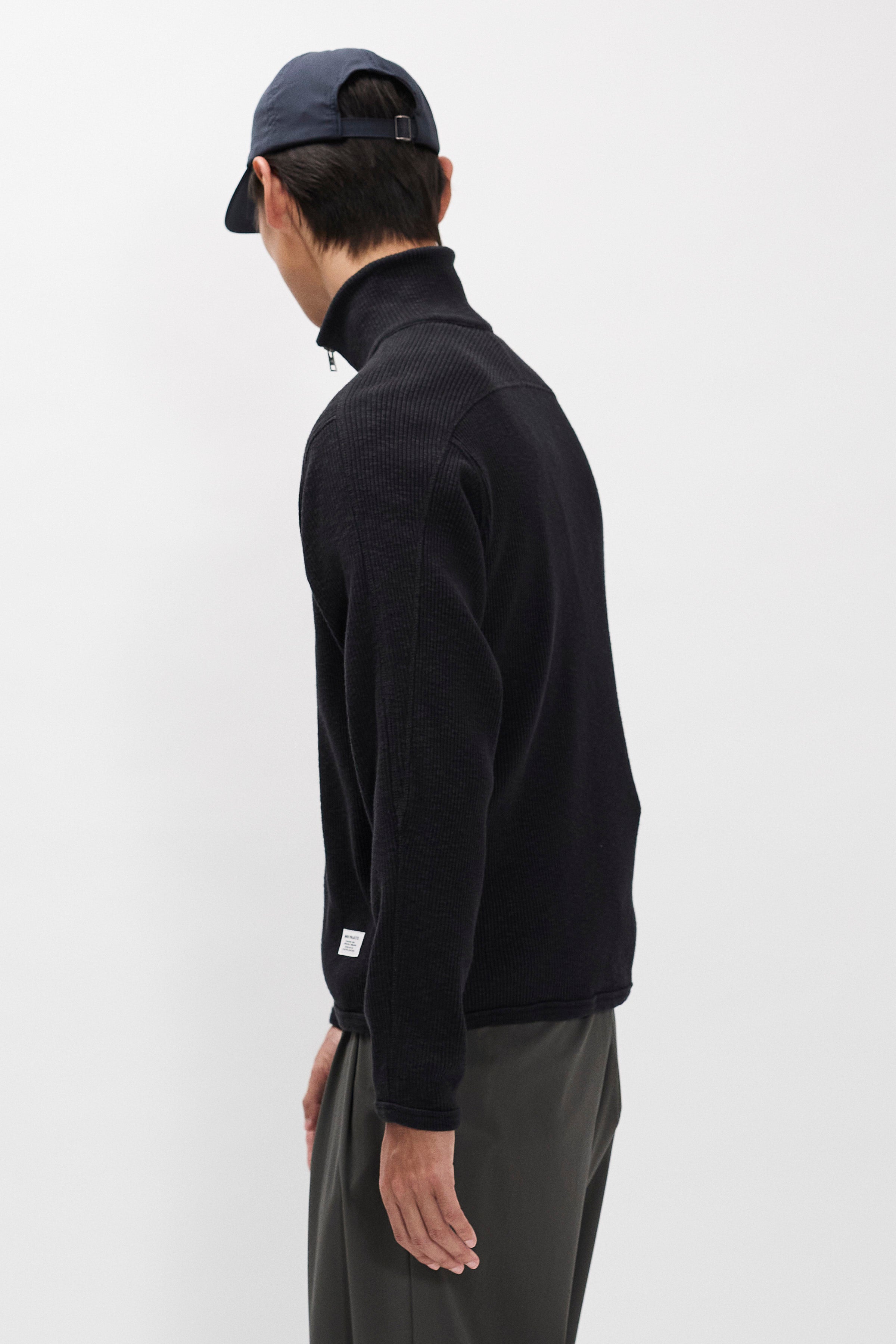 Teno Military Rib Zip Cardigan