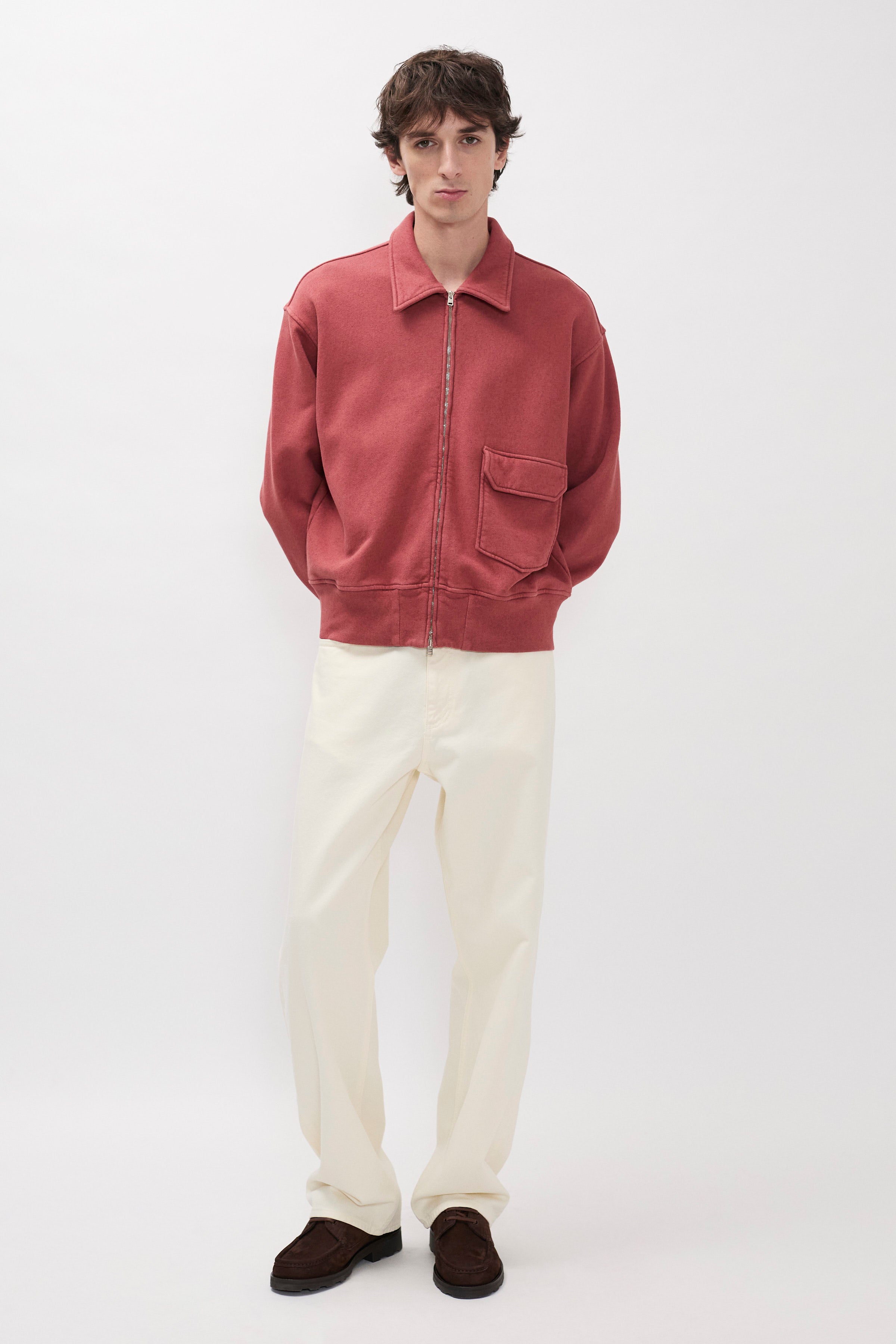 Fynshav Cotton Linen Loopback Jacket