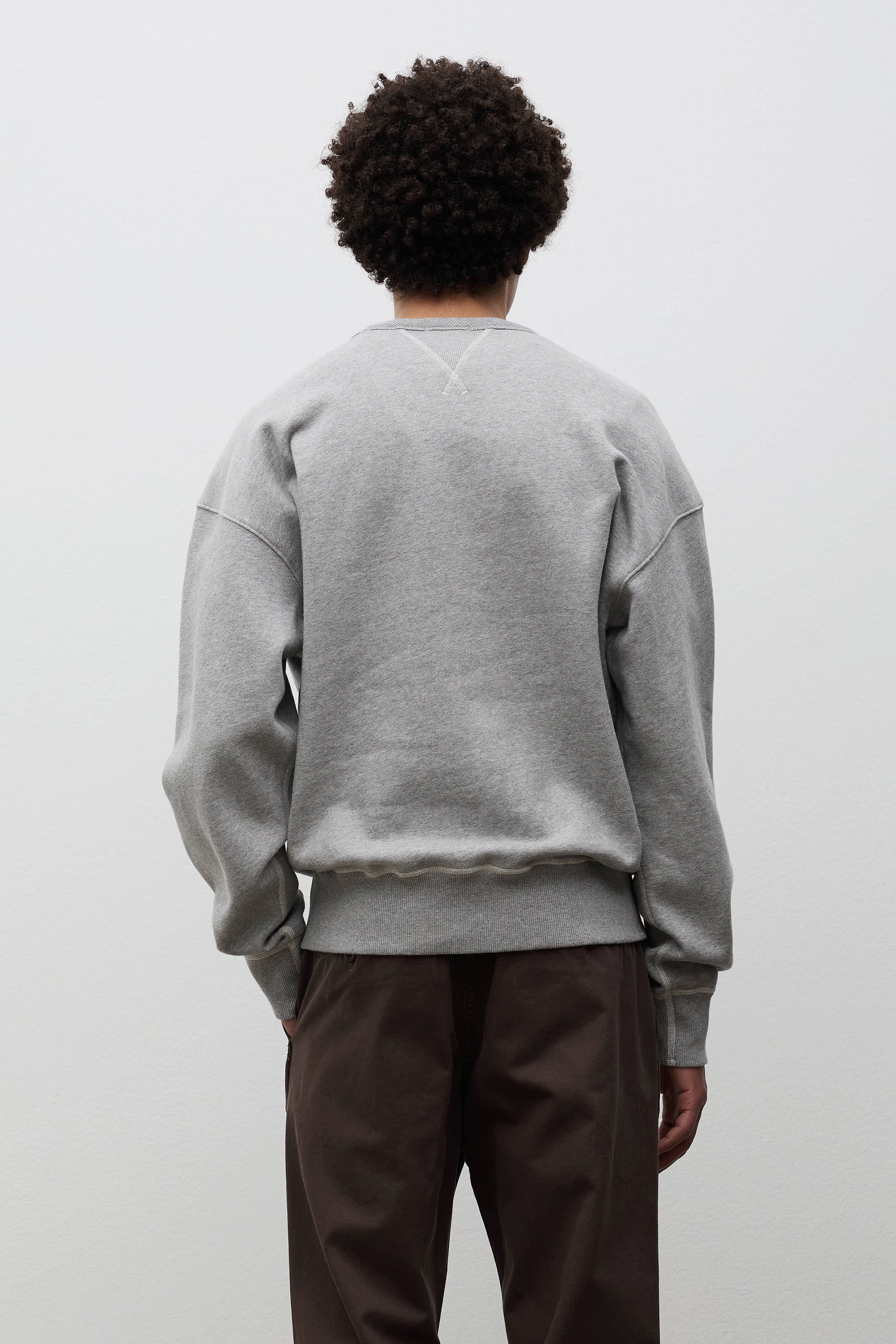 Gilja Brushed Diagonal Cotton Fleece Sweatshirt
