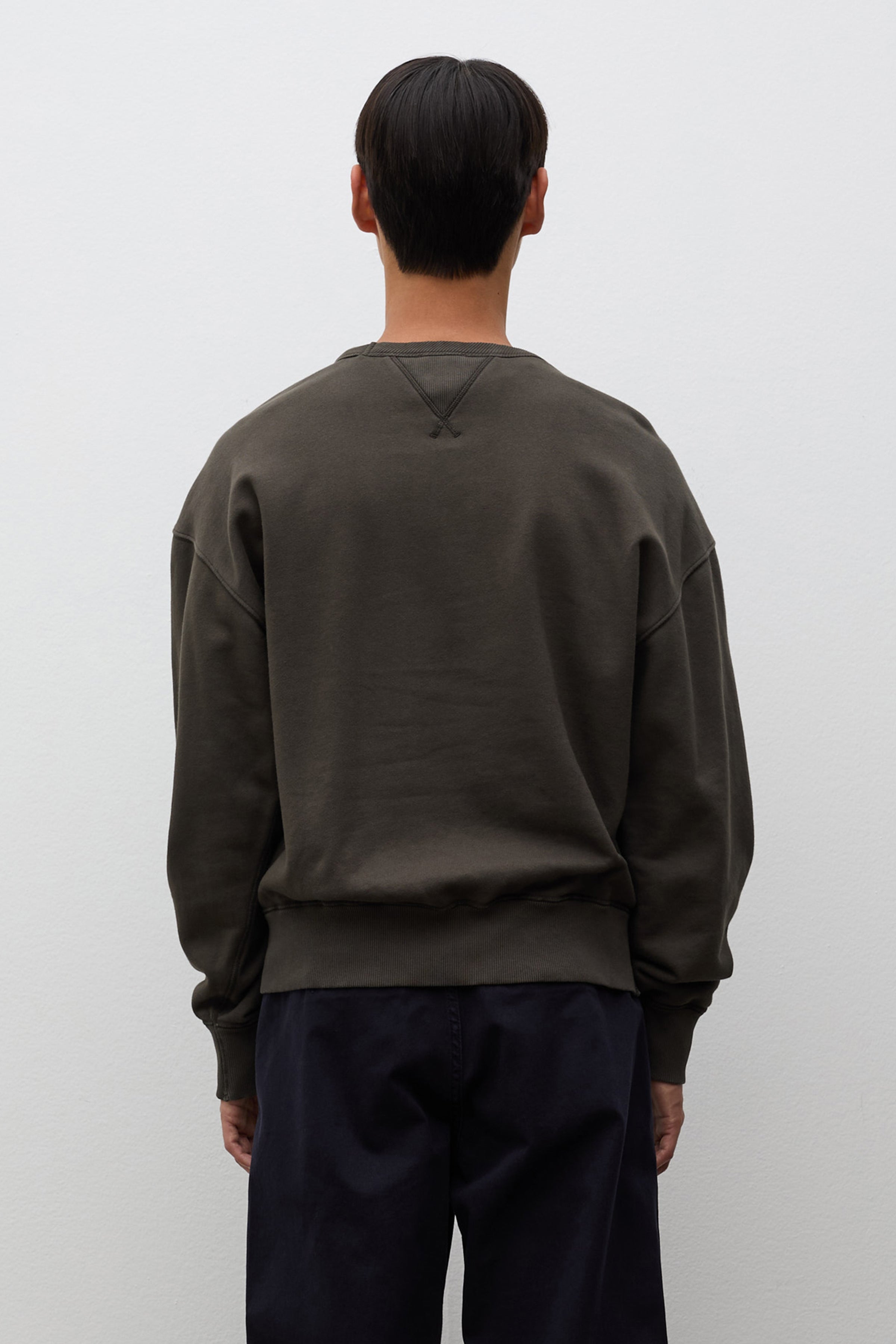 Gilja Brushed Diagonal Cotton Fleece Sweatshirt