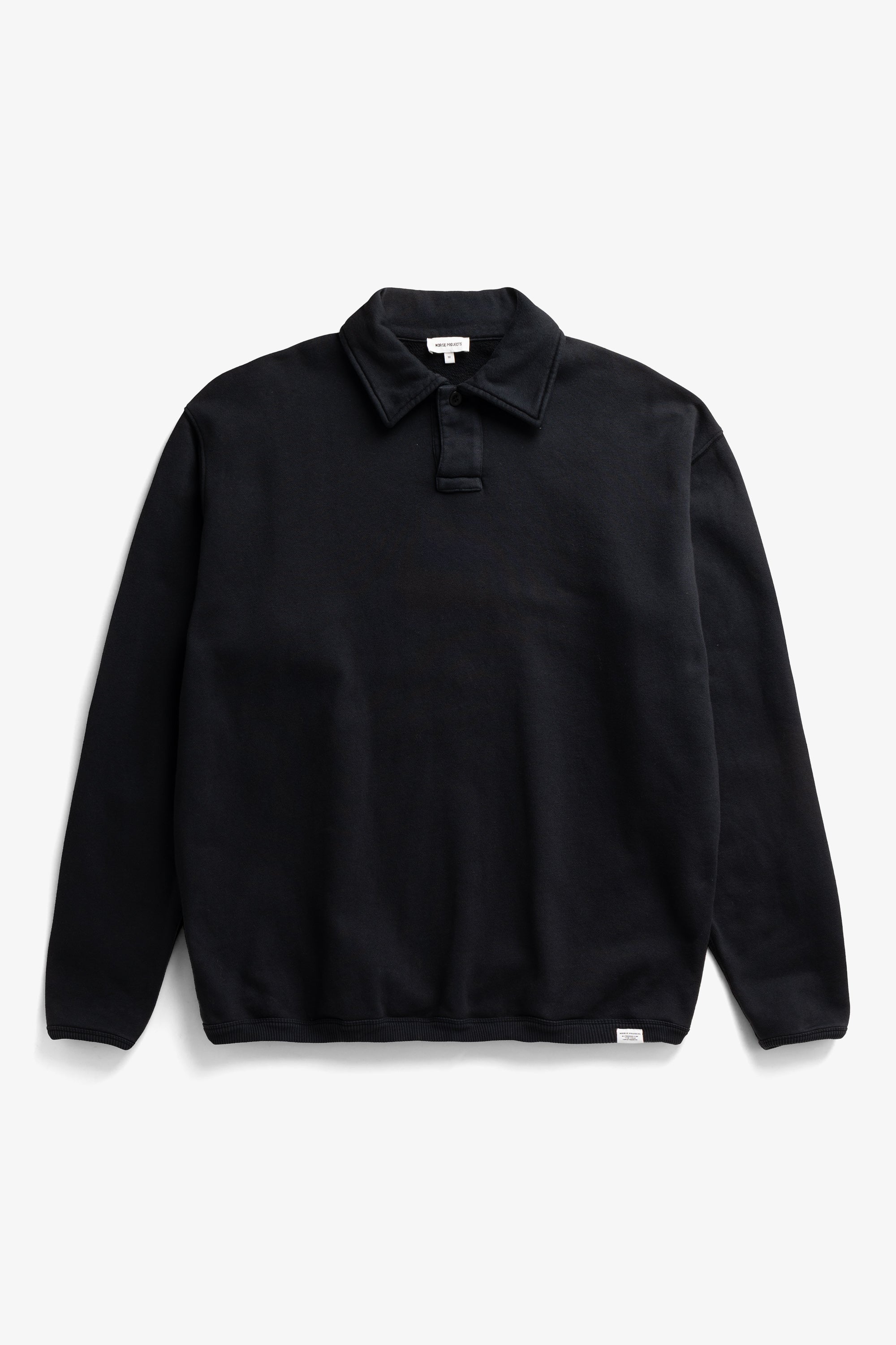 Hjartdal Brushed Diagonal Cotton Fleece Polo