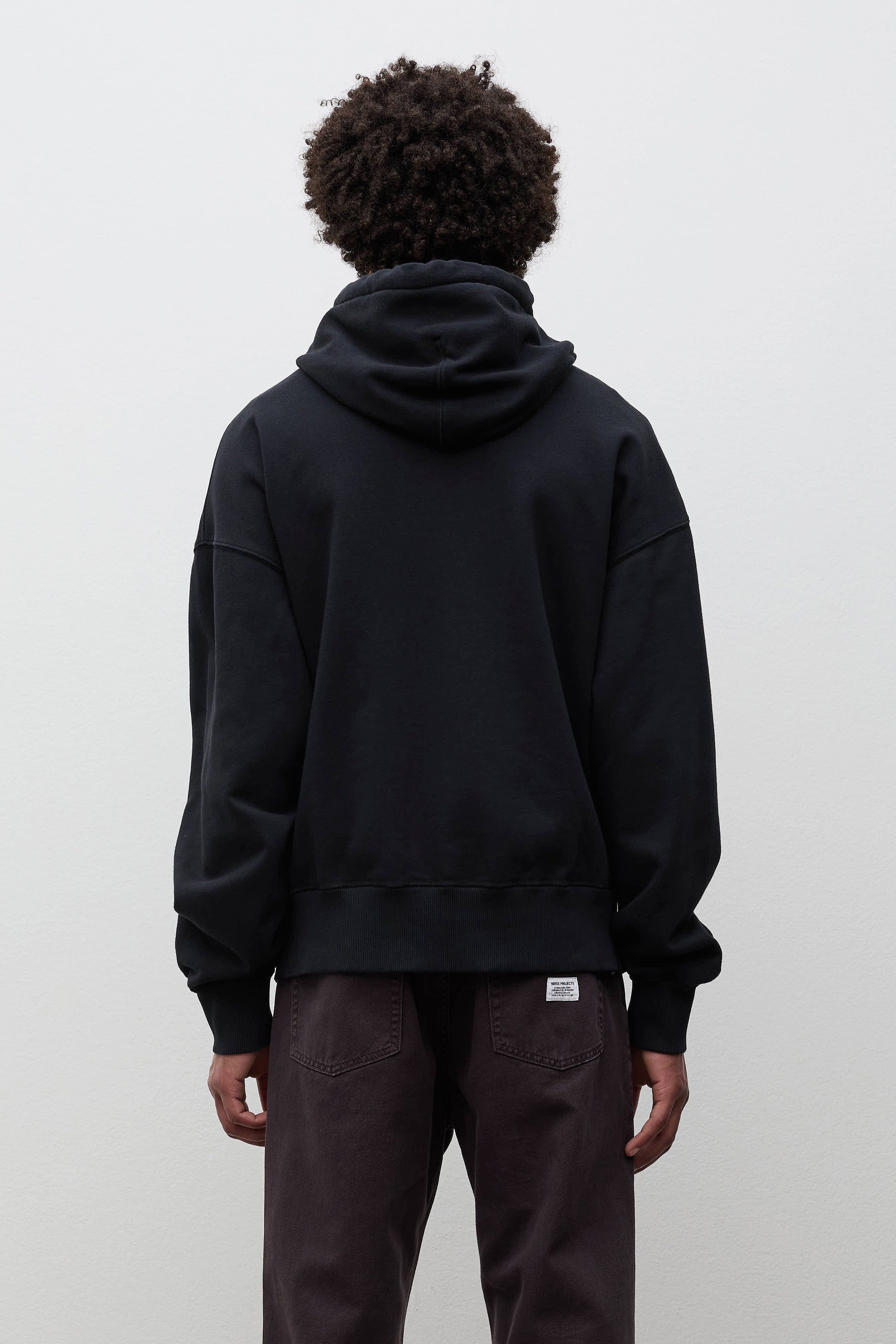 Keldur Brushed Diagonal Cotton Fleece Zip Hoodie