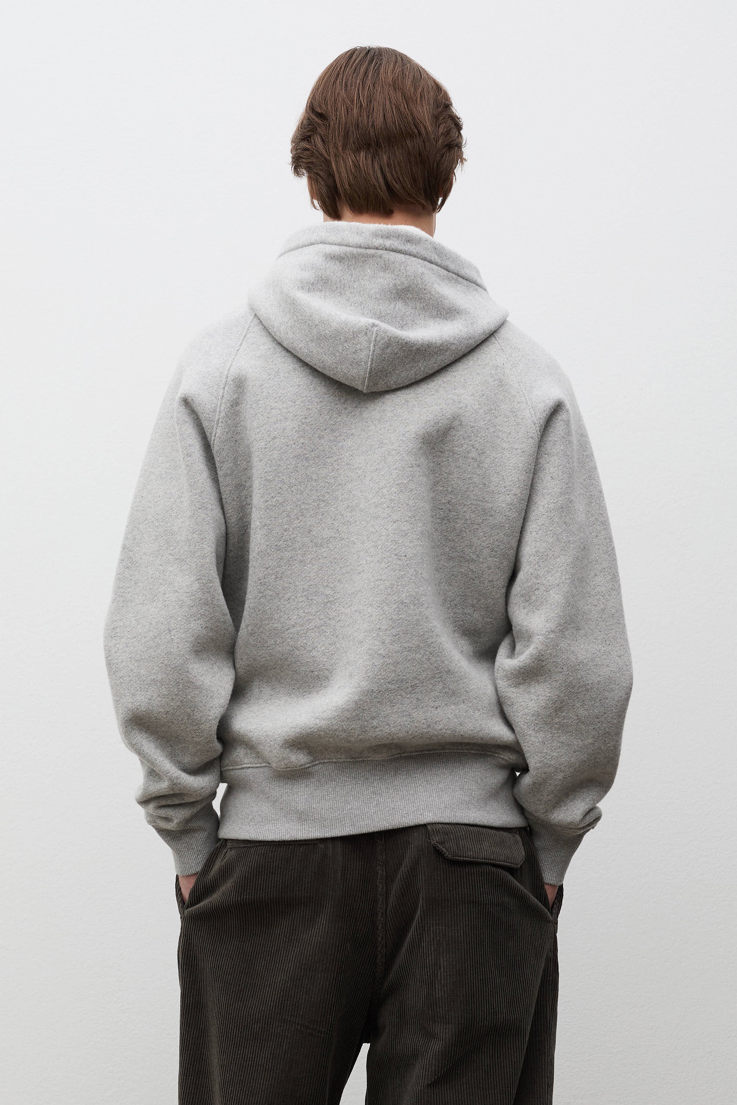Kerid Relaxed Cotton Wool Hoodie