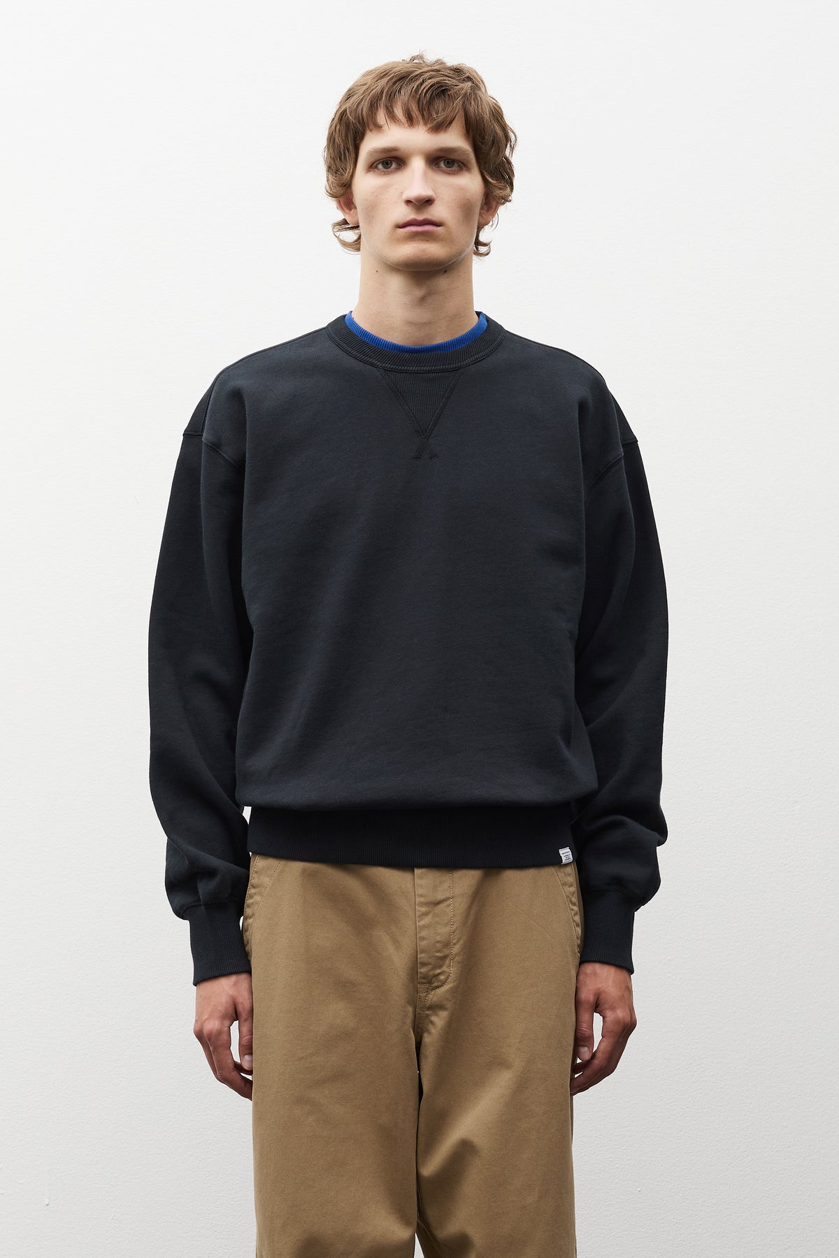 Gilja Brushed Diagonal Cotton Fleece Sweatshirt