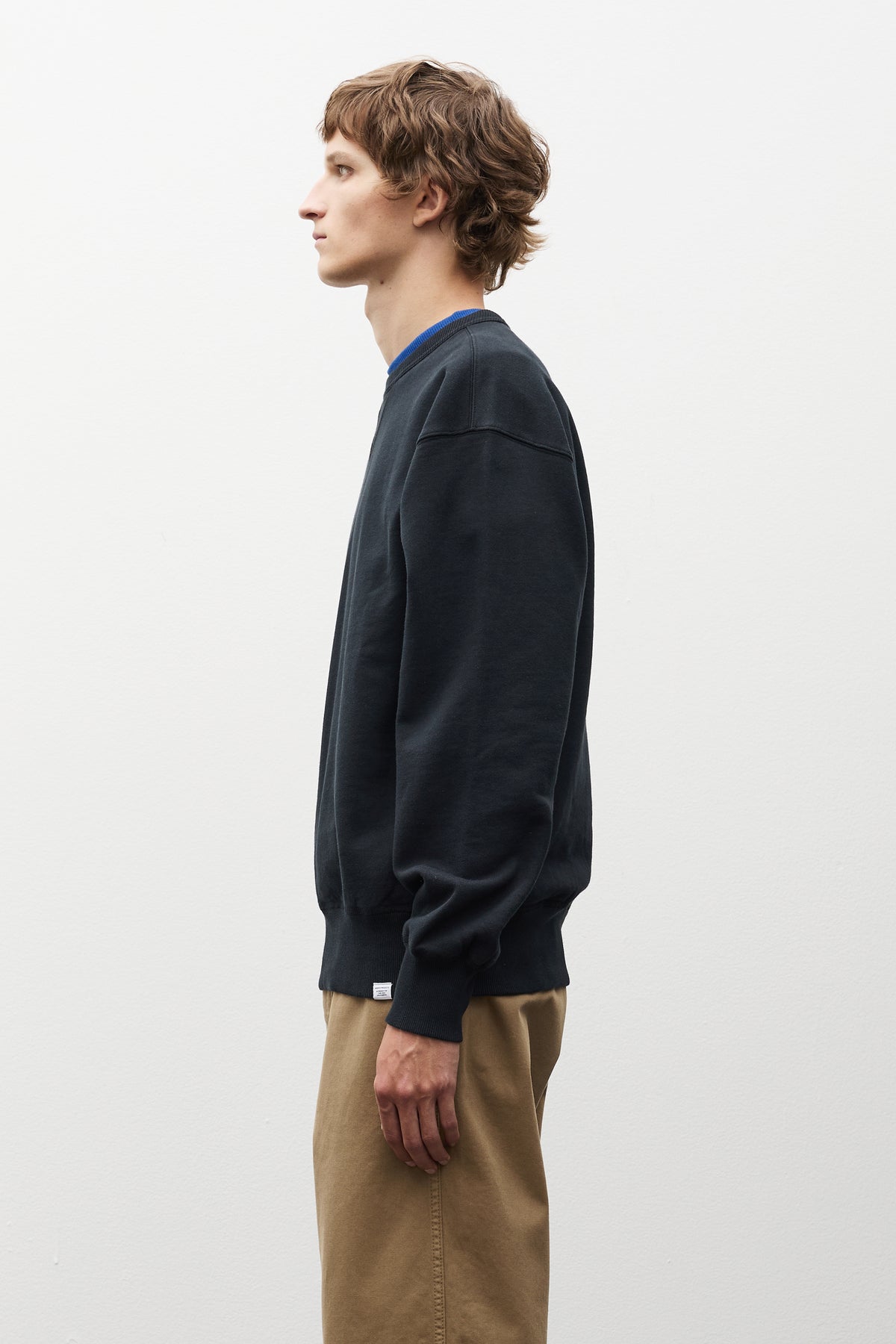 Gilja Brushed Diagonal Cotton Fleece Sweatshirt