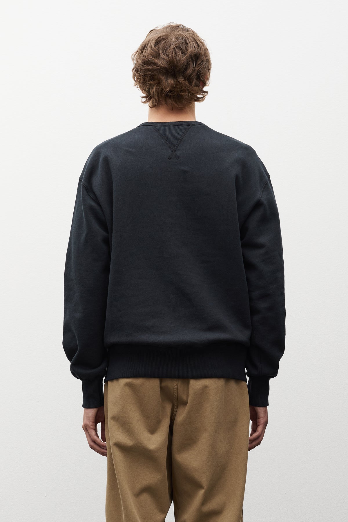 Gilja Brushed Diagonal Cotton Fleece Sweatshirt