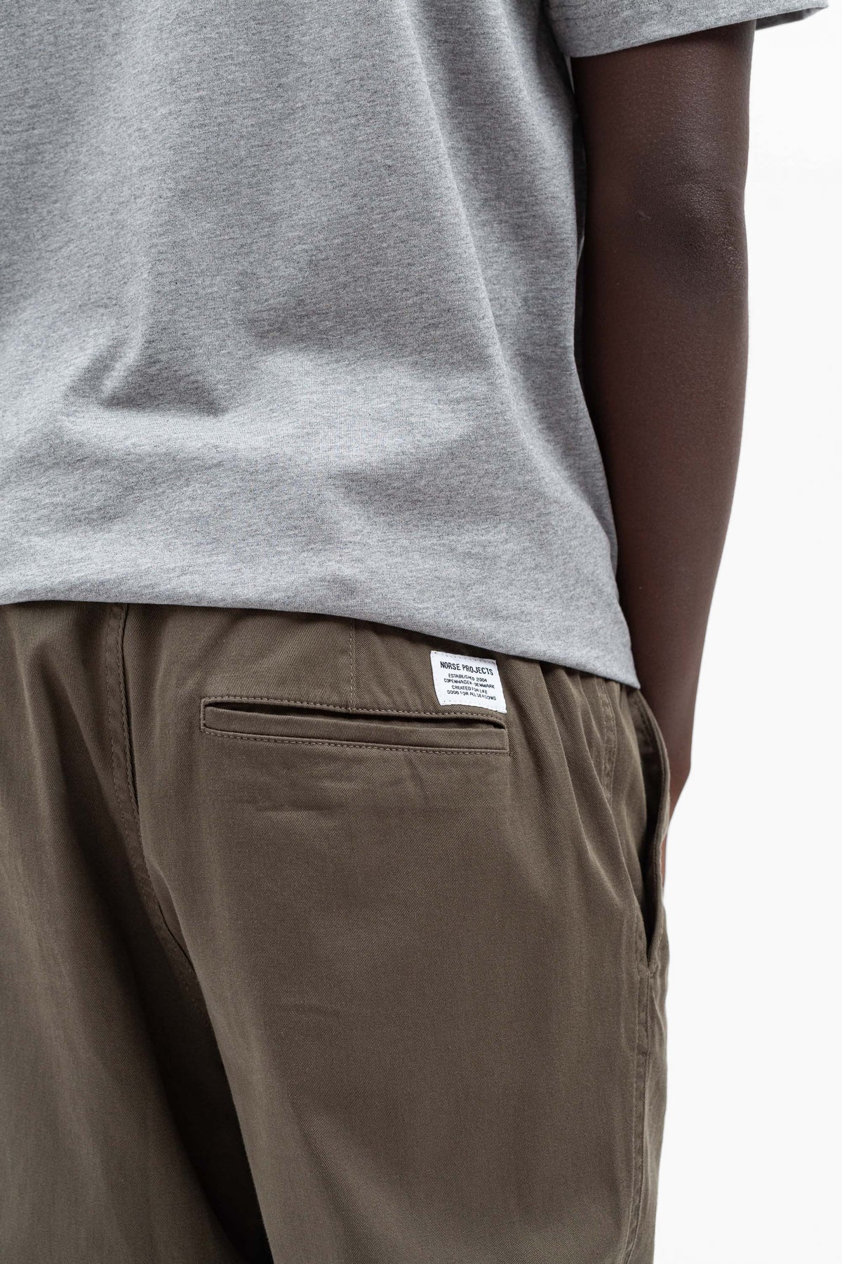 Ezra Relaxed Organic Stretch Twill Trouser