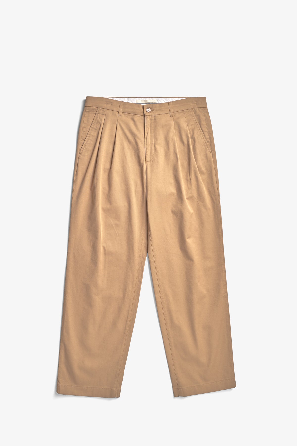 Benn Relaxed Twill Pleated Trouser