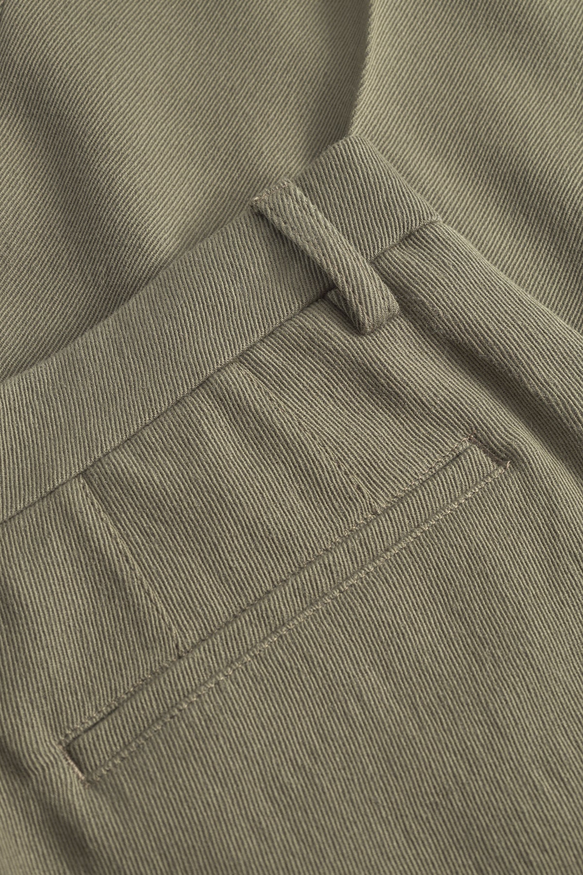 Benn Relaxed Cavalry Cotton Wool Pleated Trouser