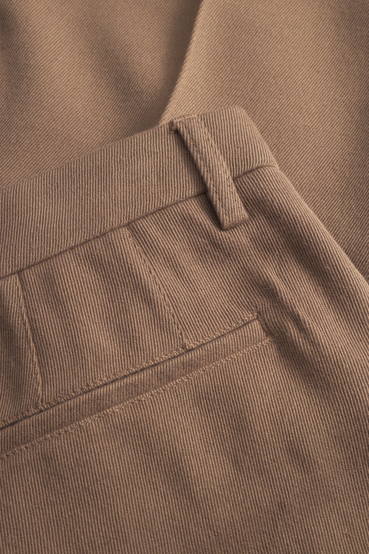 Benn Relaxed Cavalry Cotton Wool Pleated Trouser