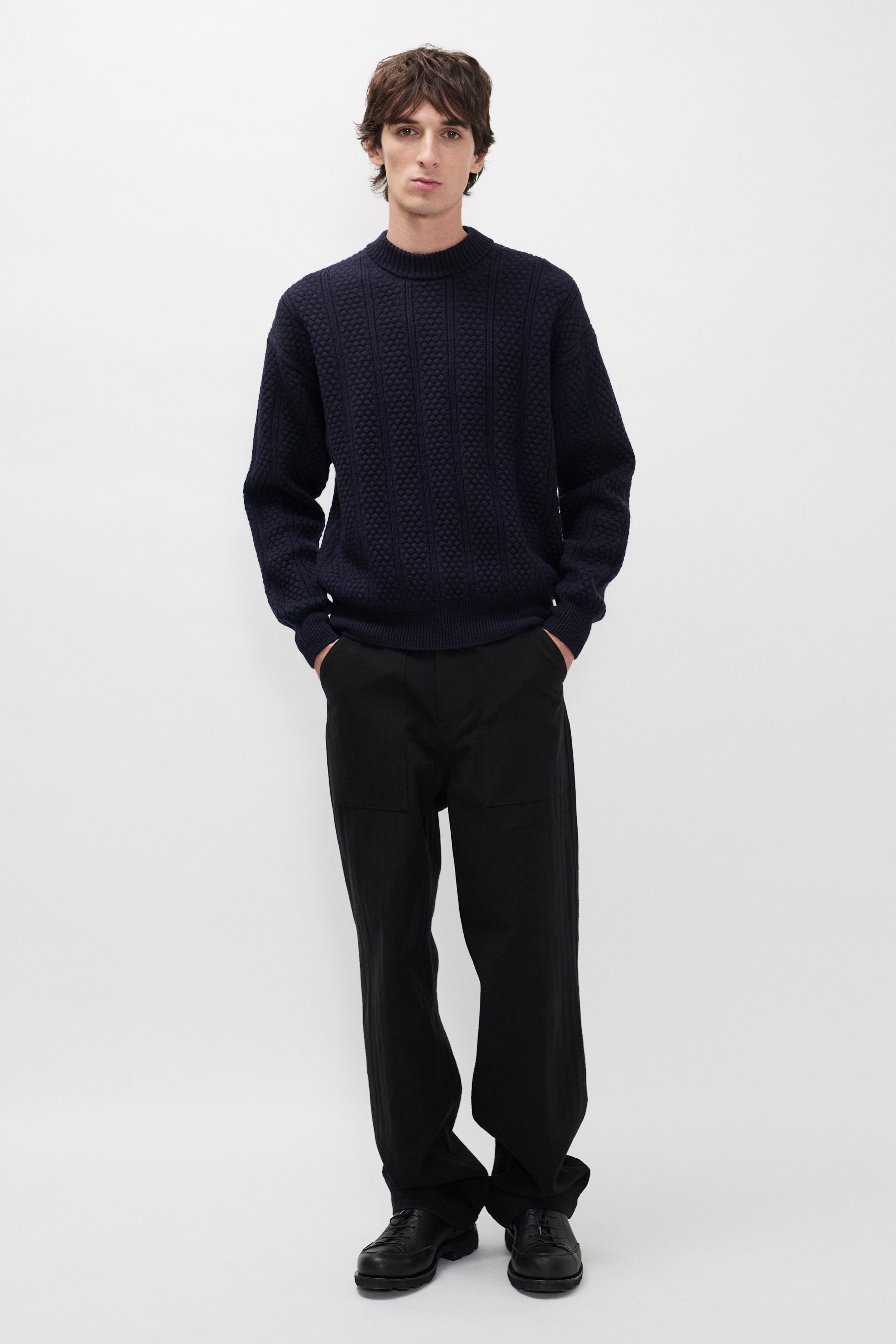 Kvitfjell Relaxed Cotton Wool Herringbone Pant