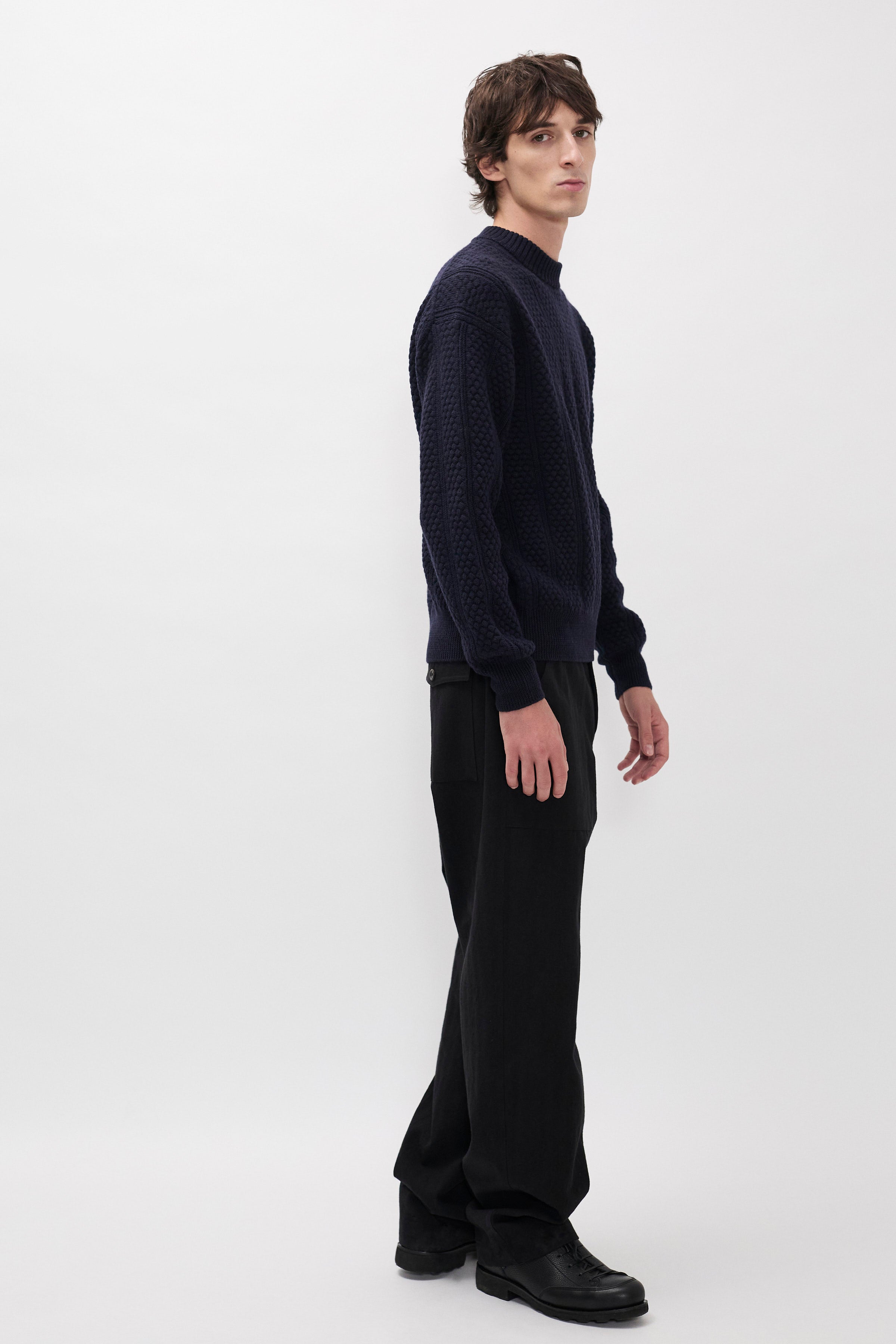 Kvitfjell Relaxed Cotton Wool Herringbone Pant