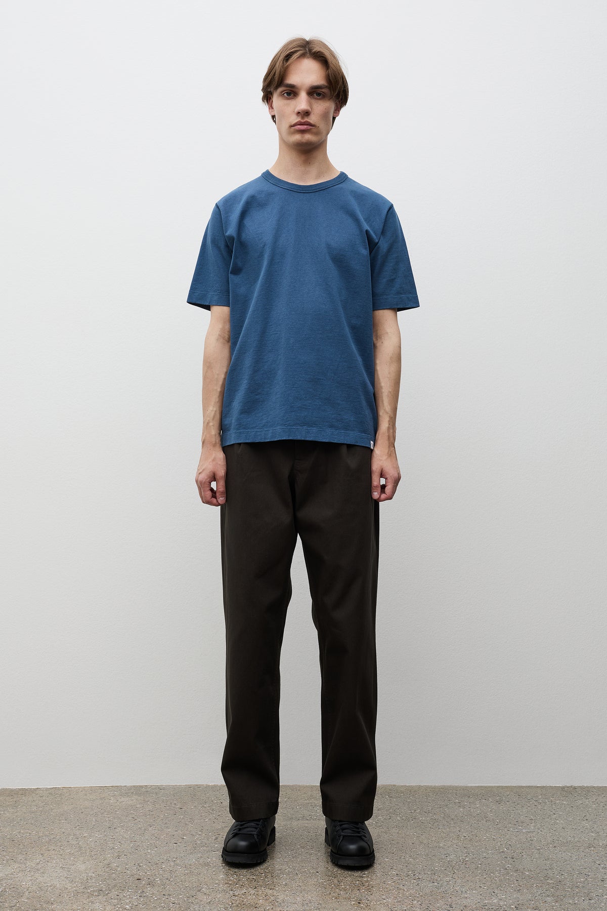 Volda Pleated Cotton Twill Trouser