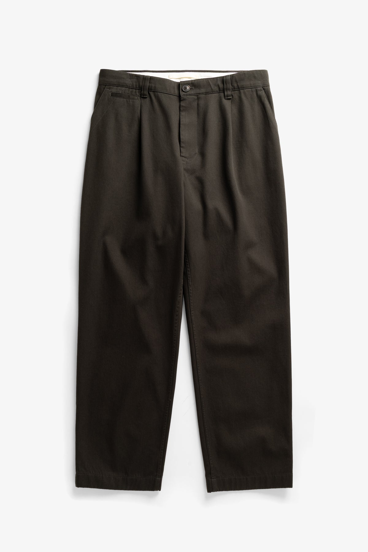 Volda Pleated Cotton Twill Trouser