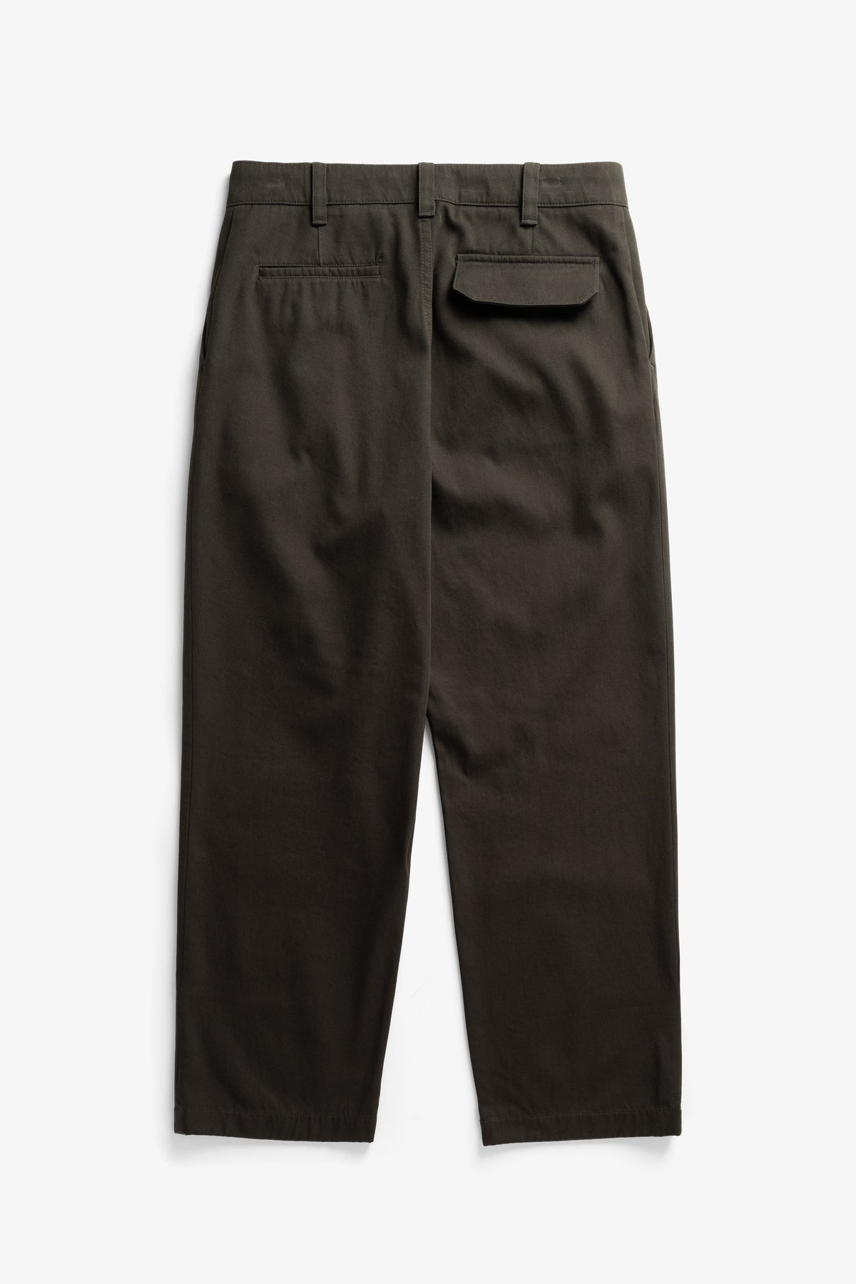 Volda Pleated Cotton Twill Trouser