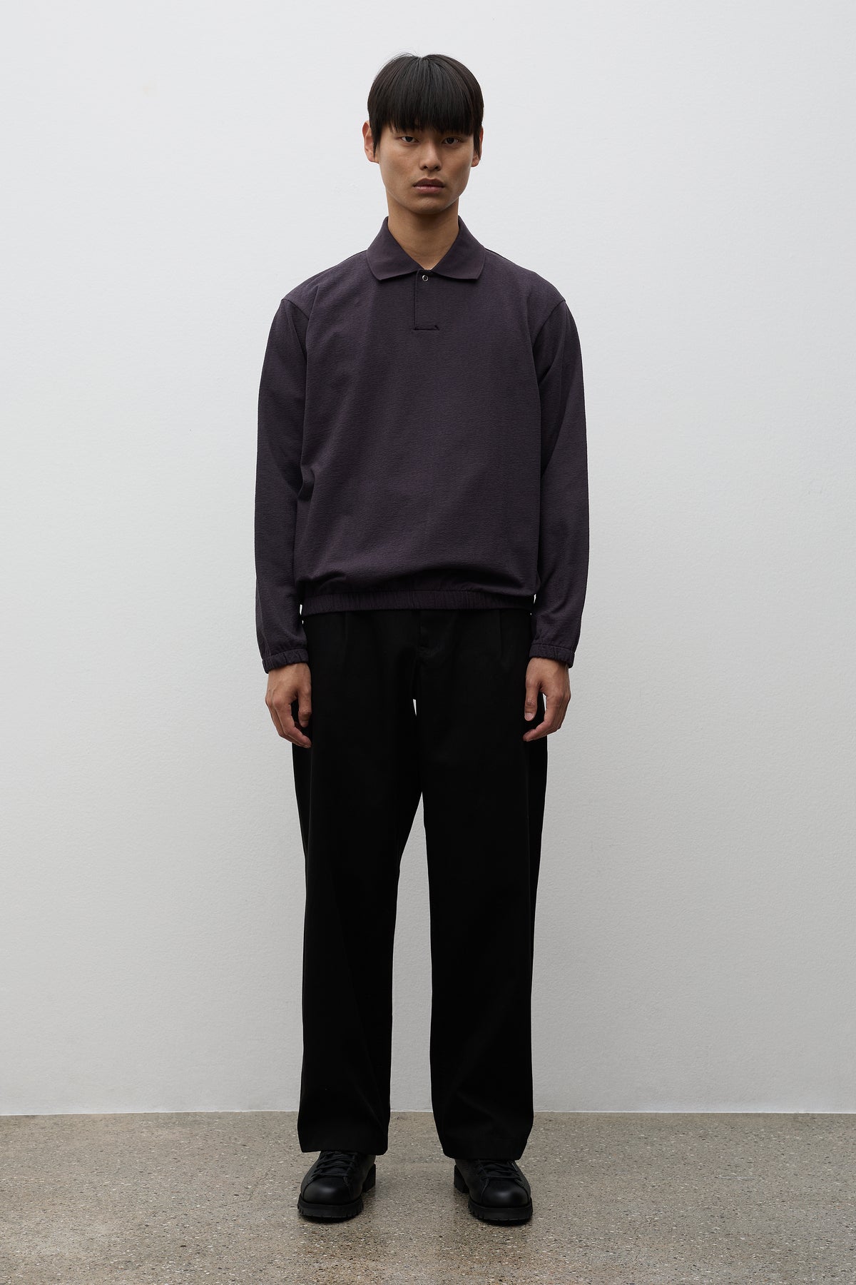 Volda Pleated Cotton Twill Trouser