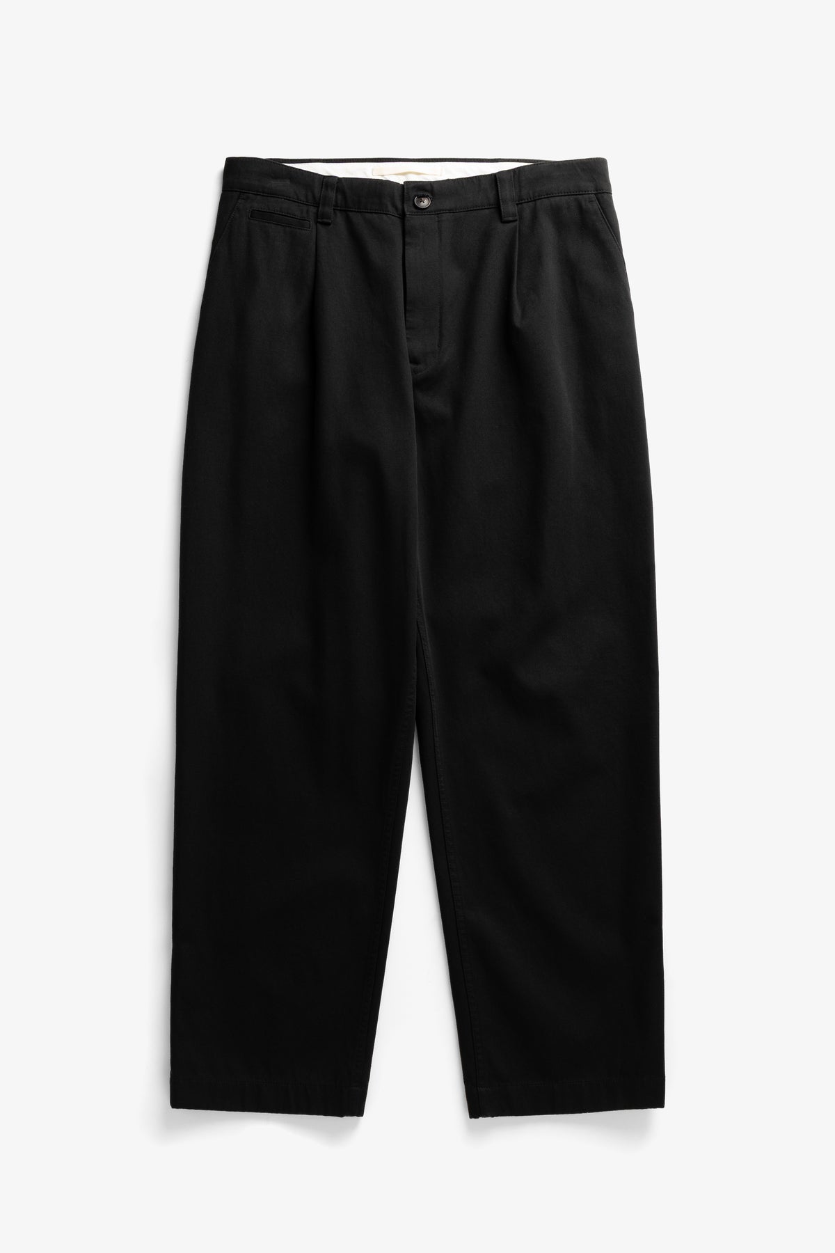 Volda Pleated Cotton Twill Trouser