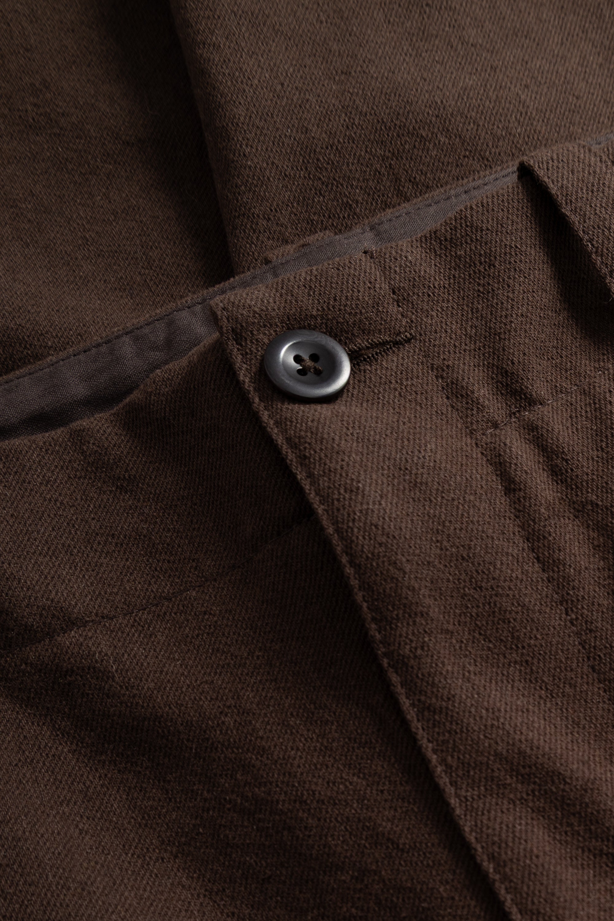 Hengifoss High Waist Cotton Wool Twill Trouser