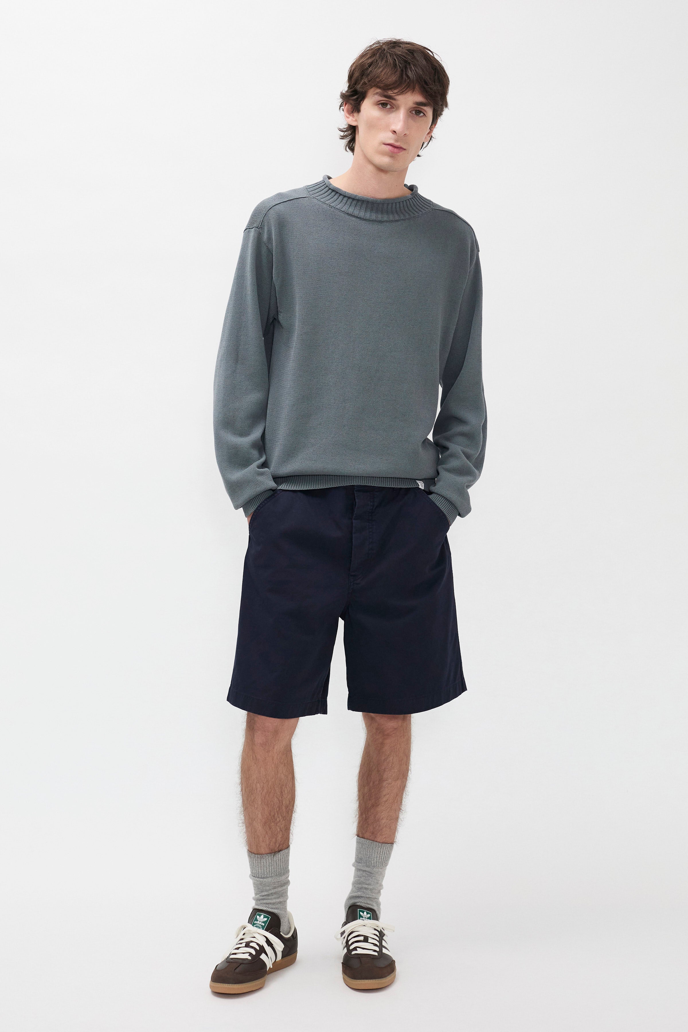 Kvitfjell Relaxed Cotton Twill Short