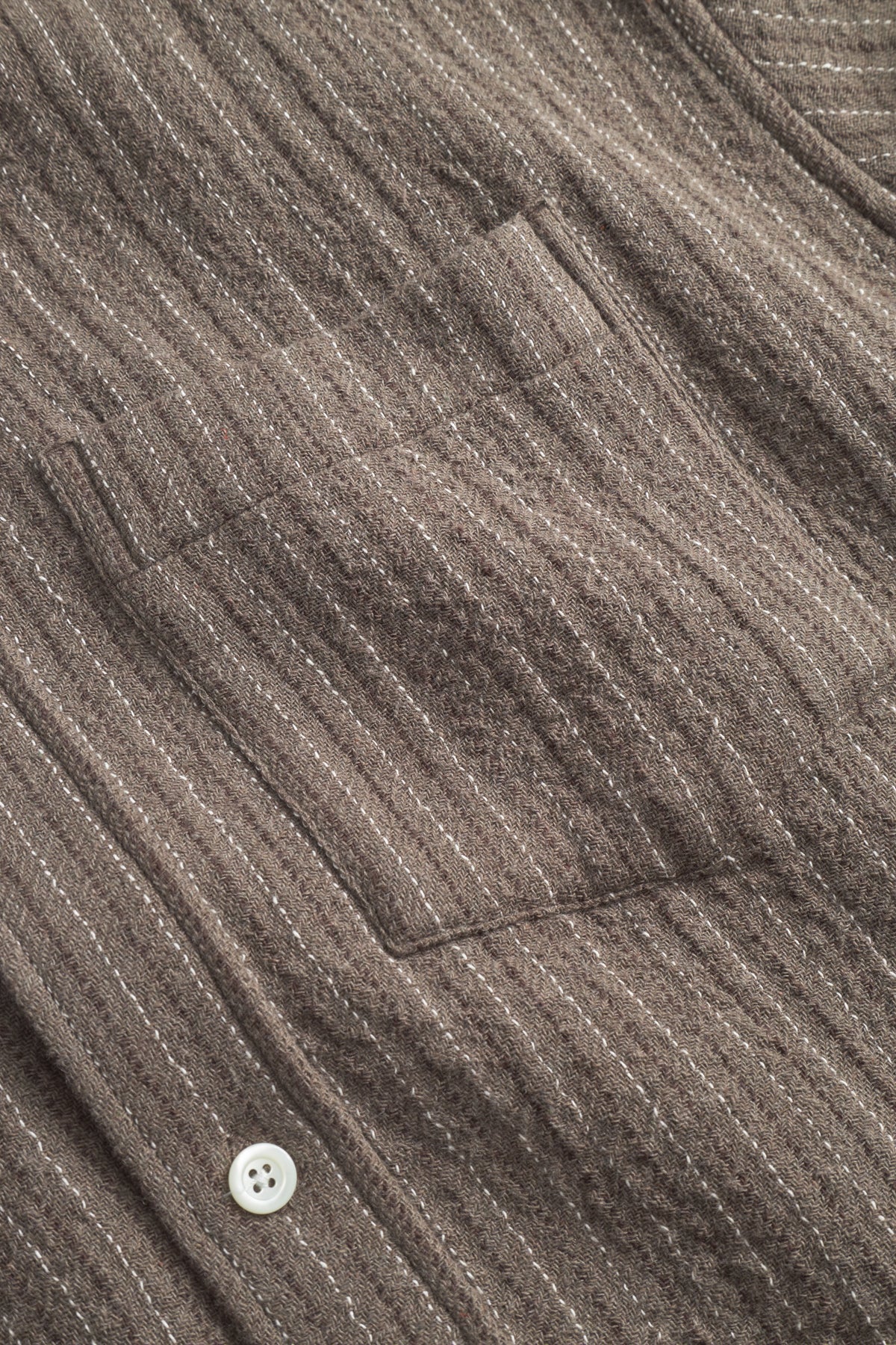 Ole Oversized Wool Stripe Shirt
