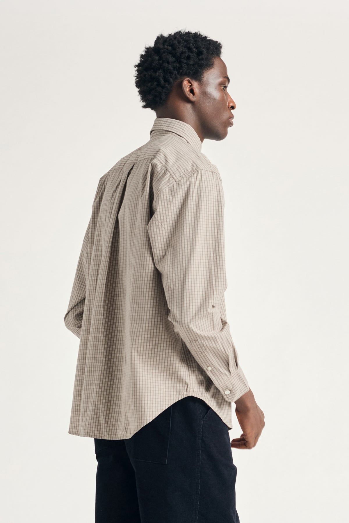 Ole Oversize Poplin Check Shirt