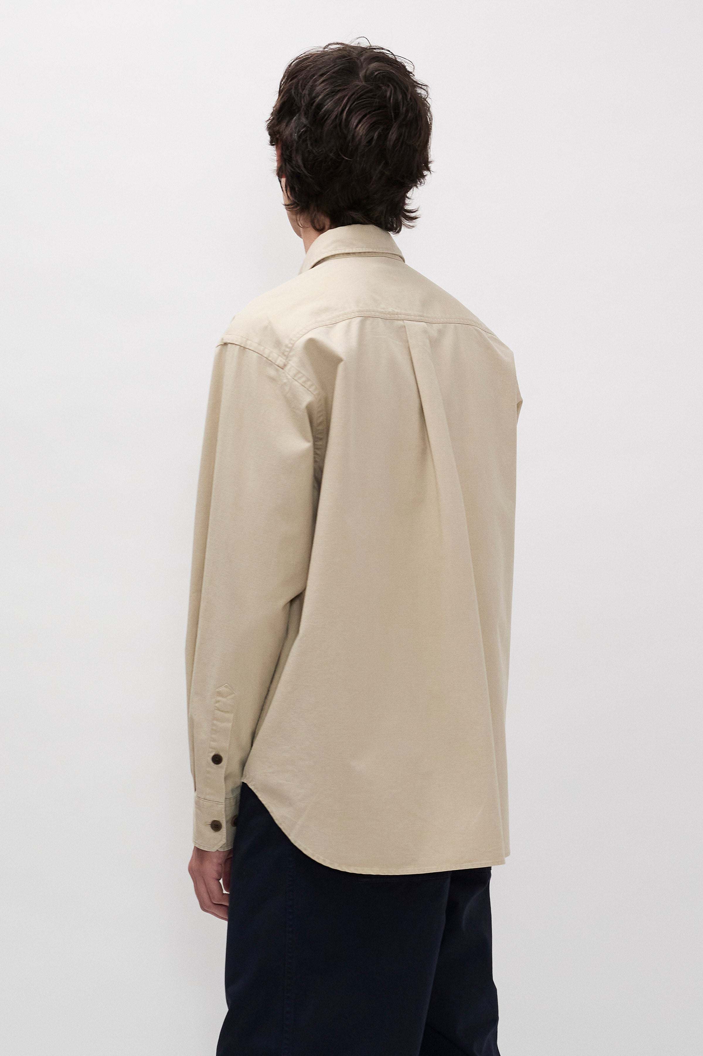 Espevik Faded Pigment Dyed Oversize Utility Shirt