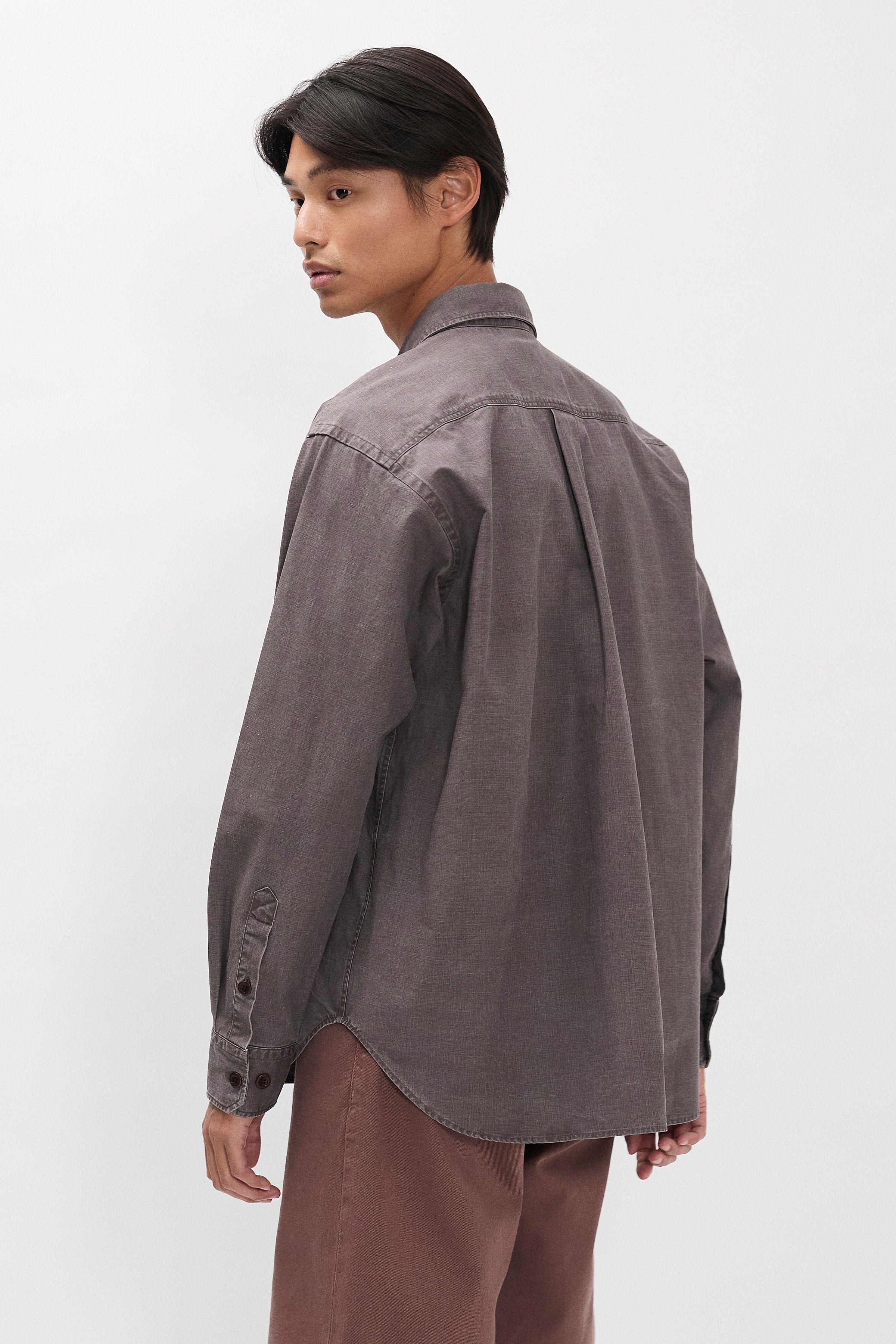 Espevik Faded Pigment Dyed Oversize Utility Shirt