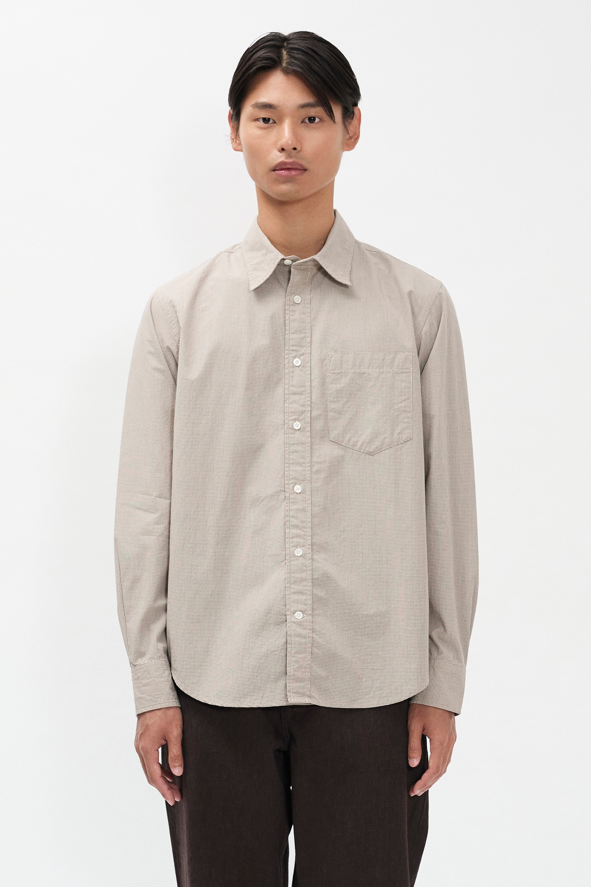 Kongshoved Poplin Micro Check Shirt