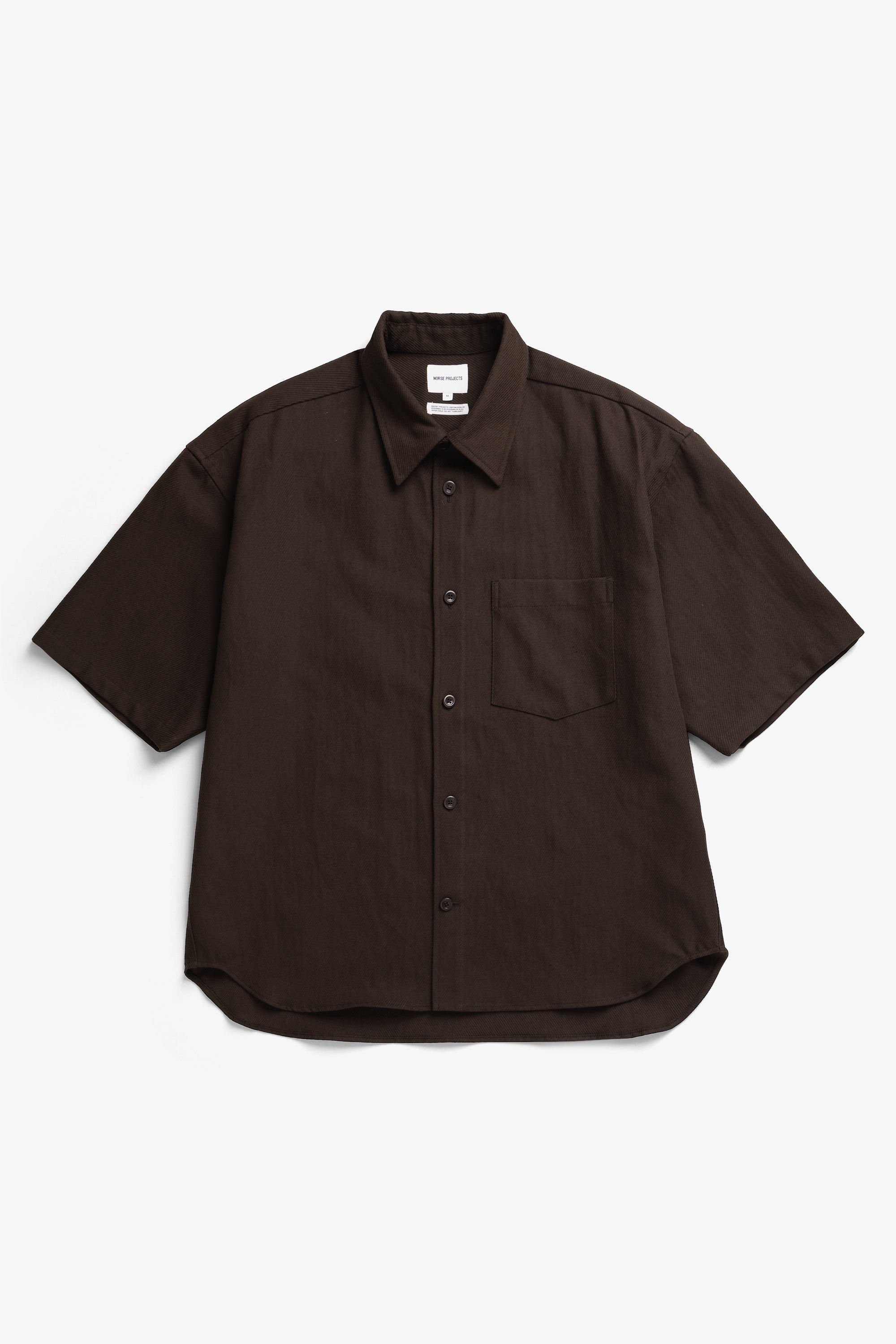 Ulriken Oversized Cotton Linen Twill SS Shirt