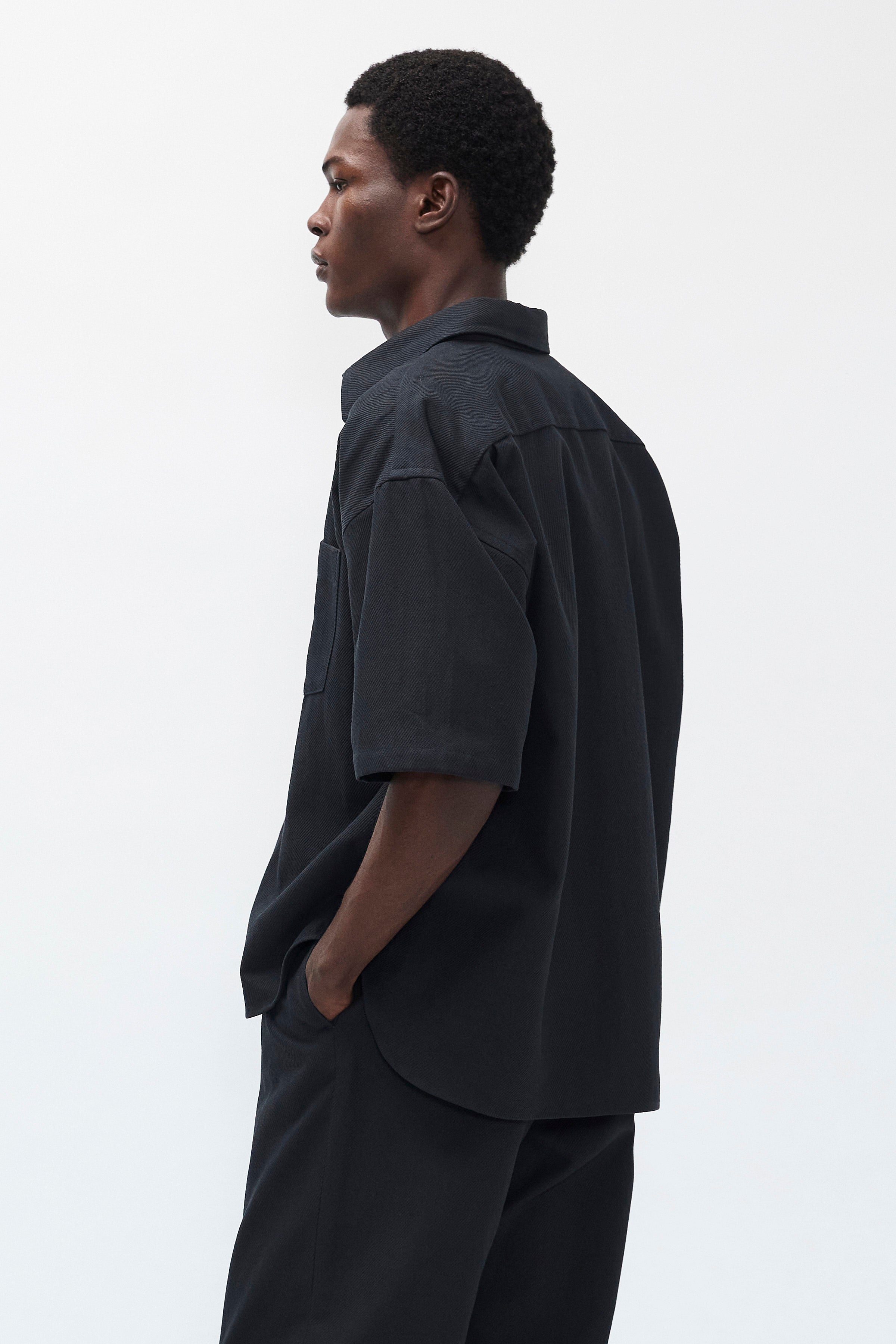 Ulriken Oversized Cotton Linen Twill SS Shirt