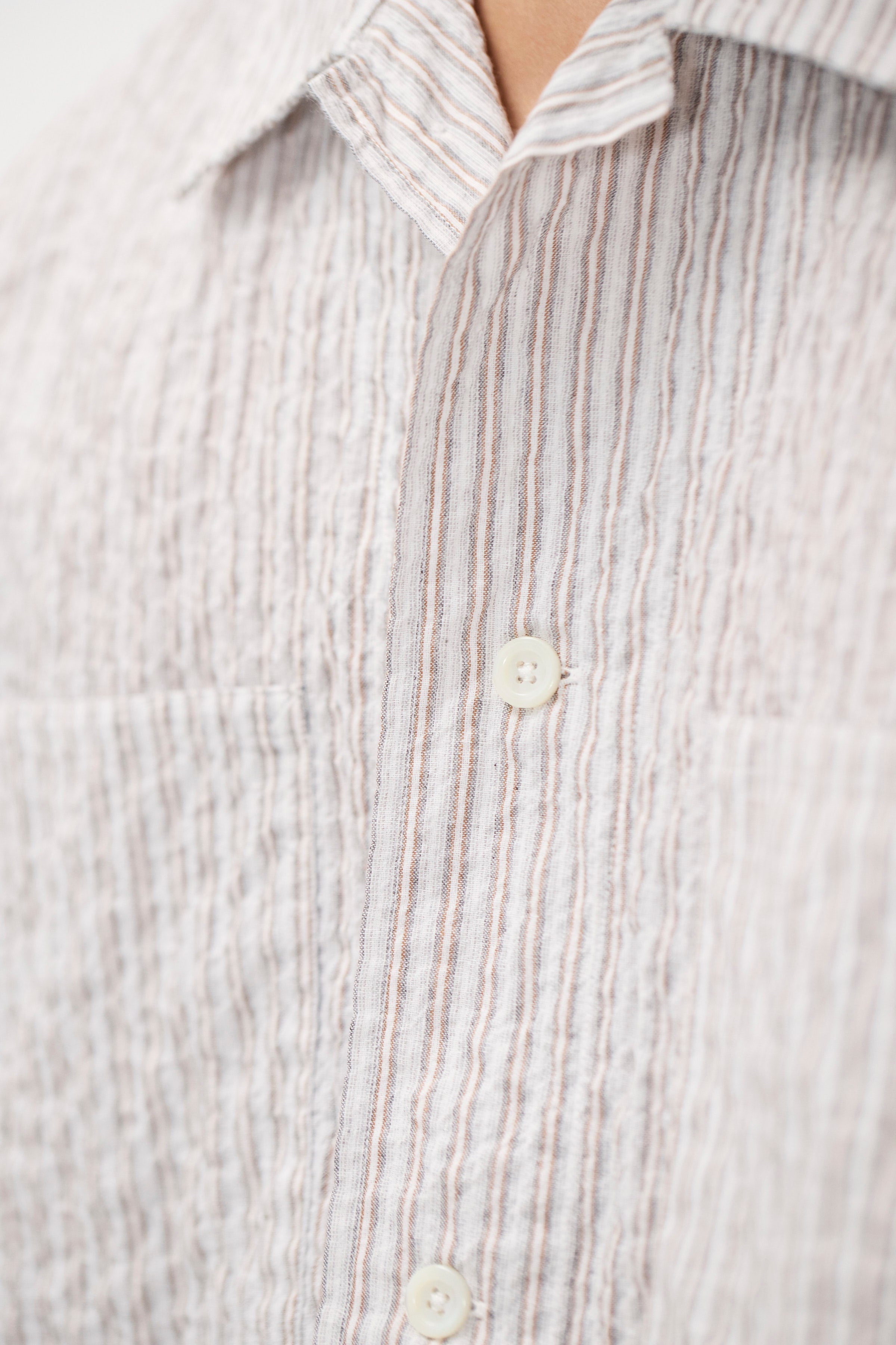 Mols Striped SS Camp Shirt