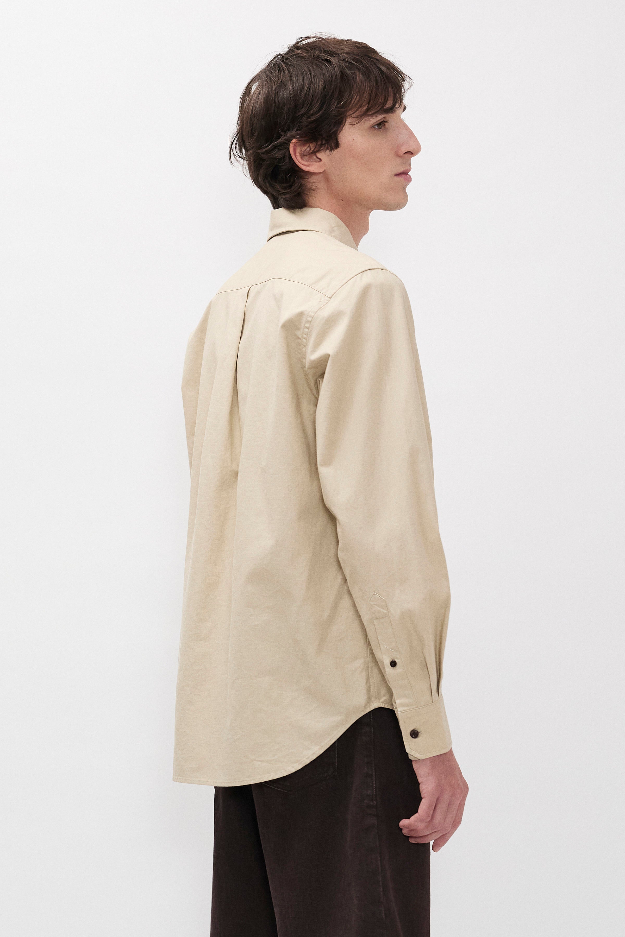 Kongshoved Cotton Faded Pigment Dyed Relaxed Shirt