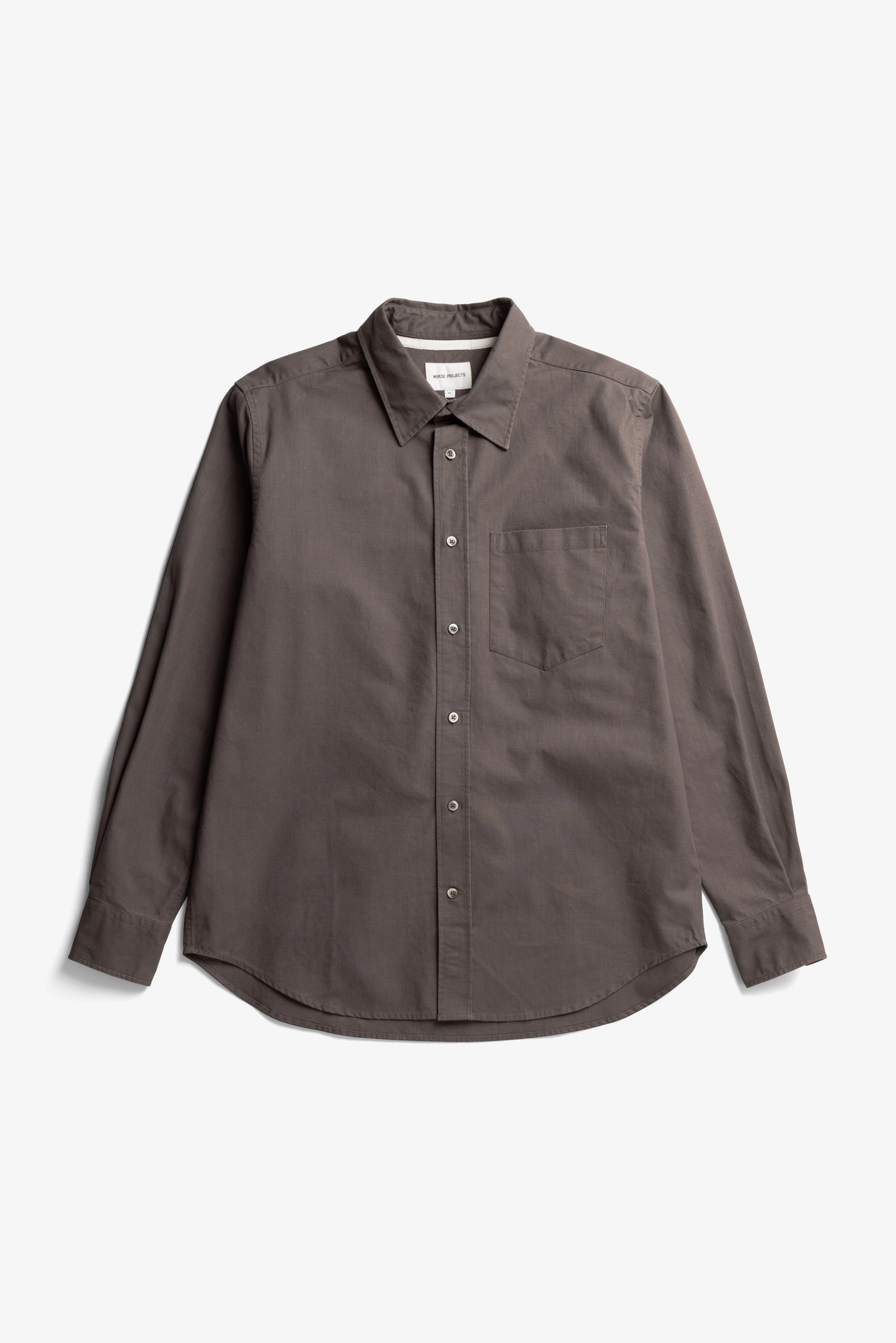Kongshoved Cotton Faded Pigment Dyed Relaxed Shirt