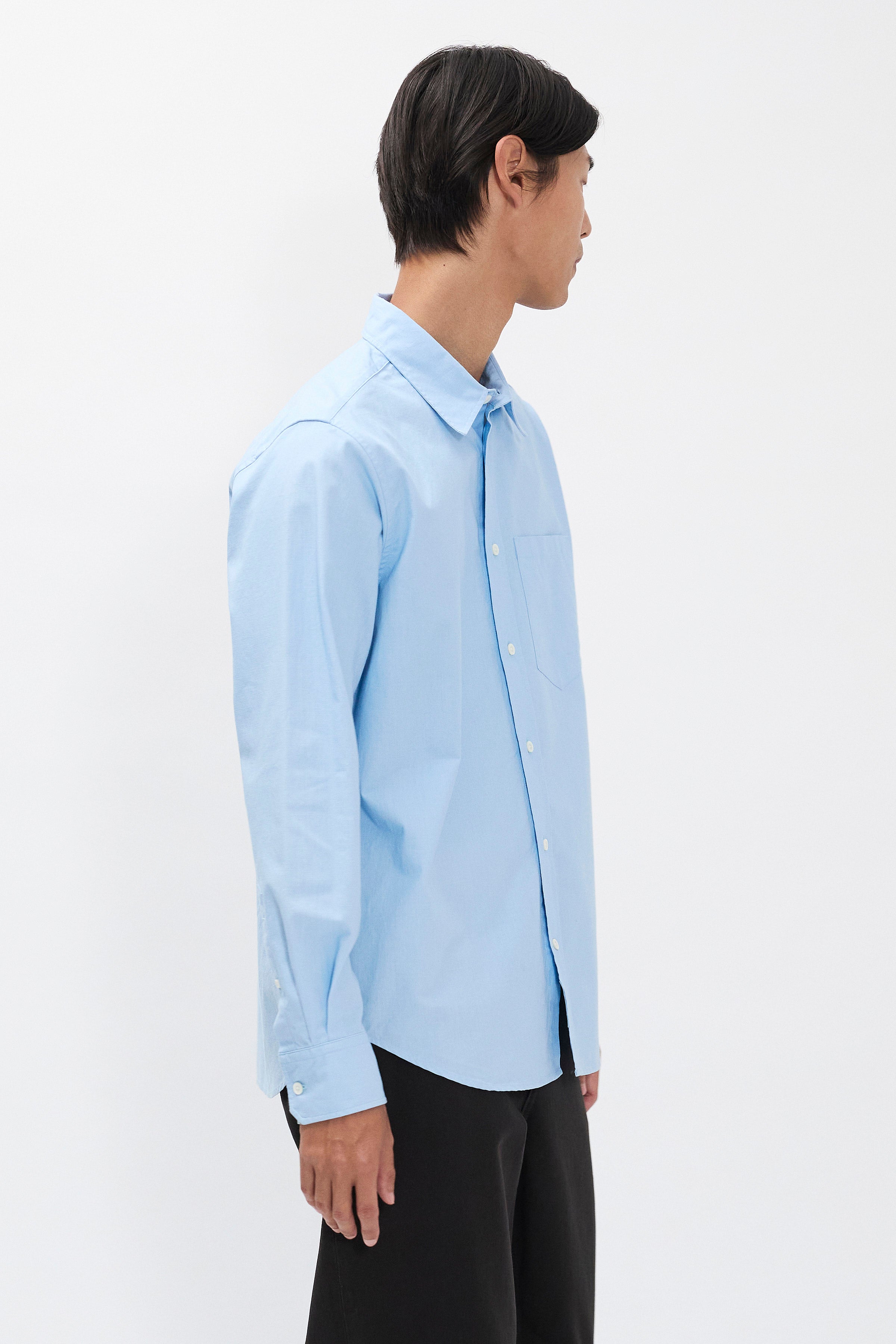 Kongshoved Cotton Faded Pigment Dyed Relaxed Shirt