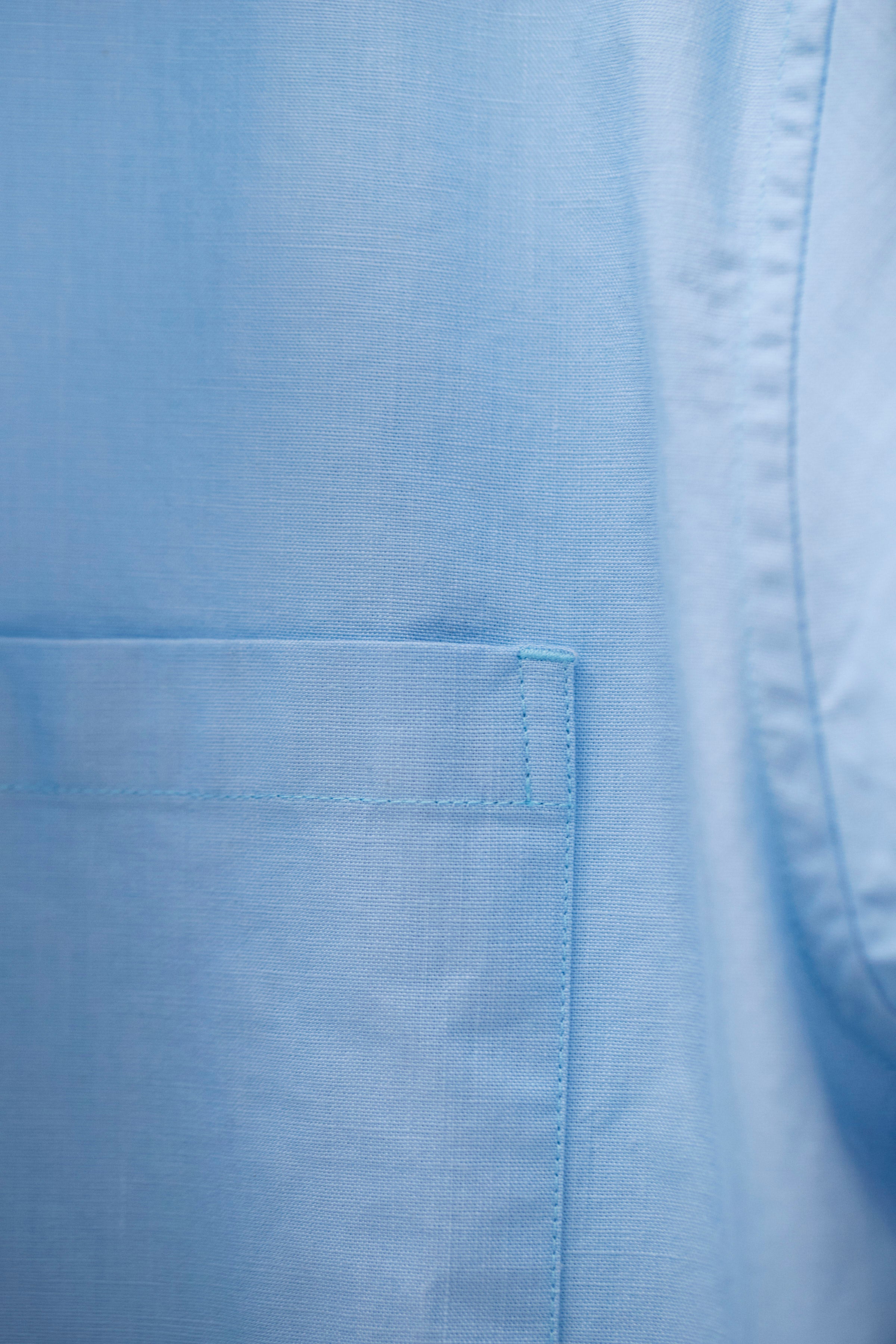 Kongshoved Cotton Faded Pigment Dyed Relaxed Shirt