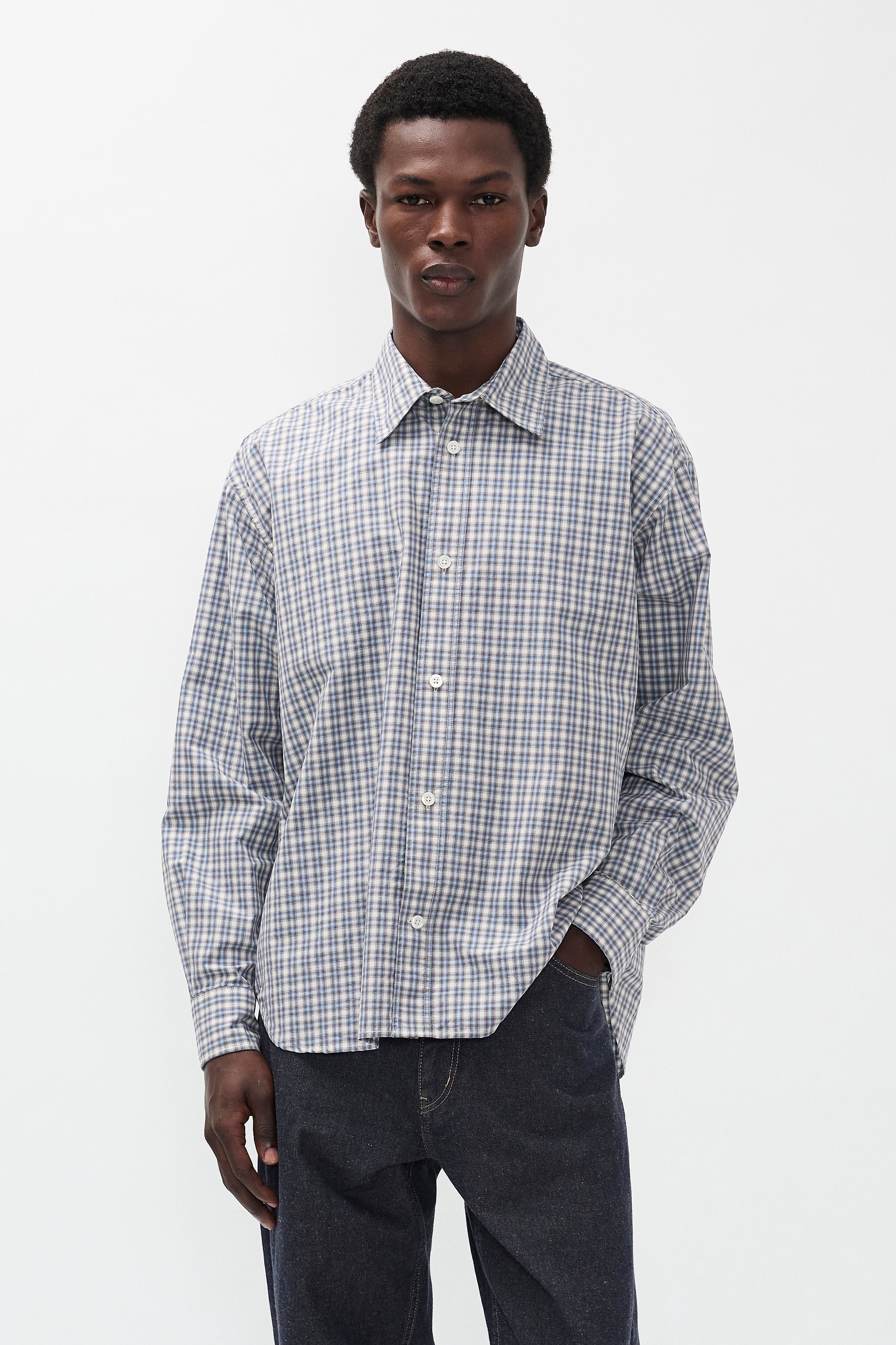 Falster Fine Check Oversize Shirt
