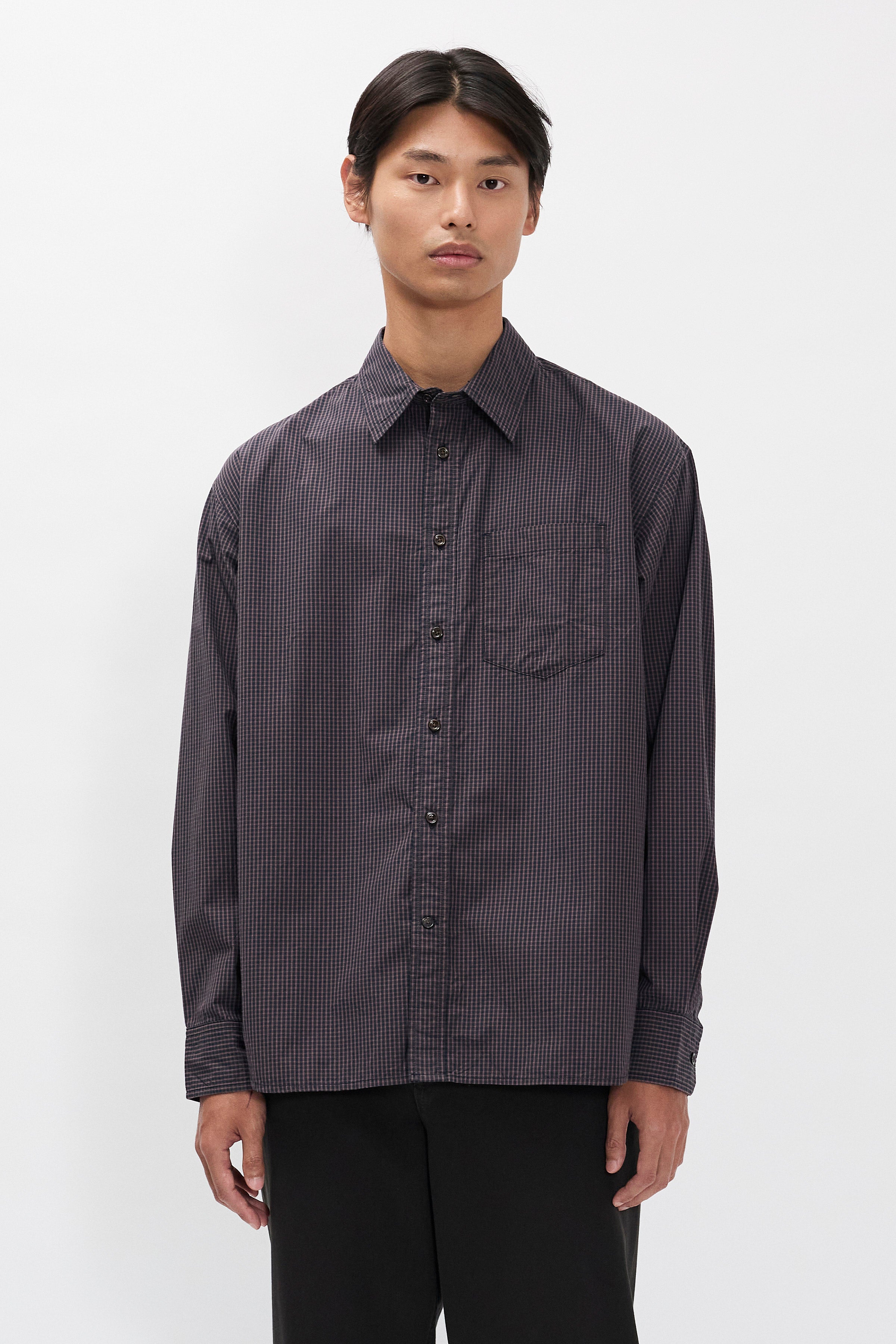 Espevik Oversize Poplin Check Shirt