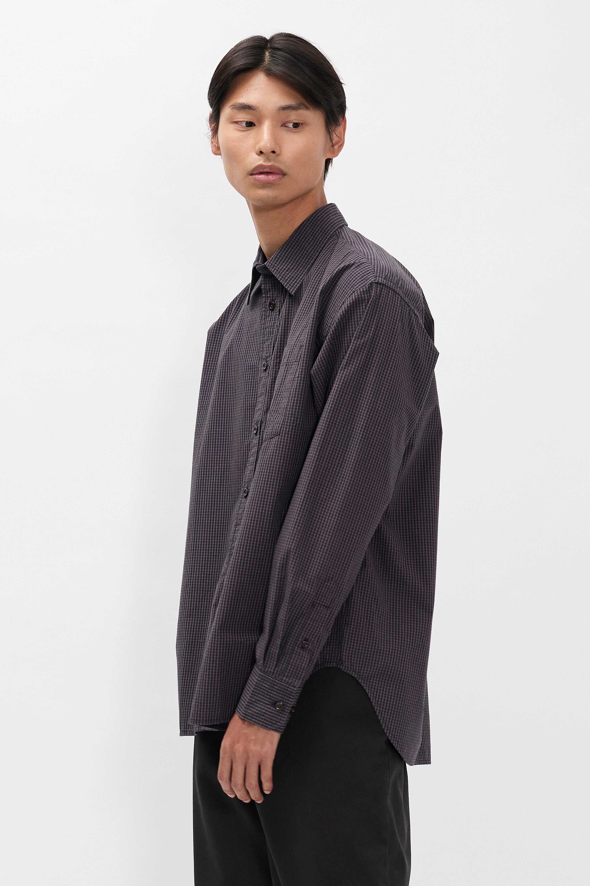 Espevik Oversize Poplin Check Shirt