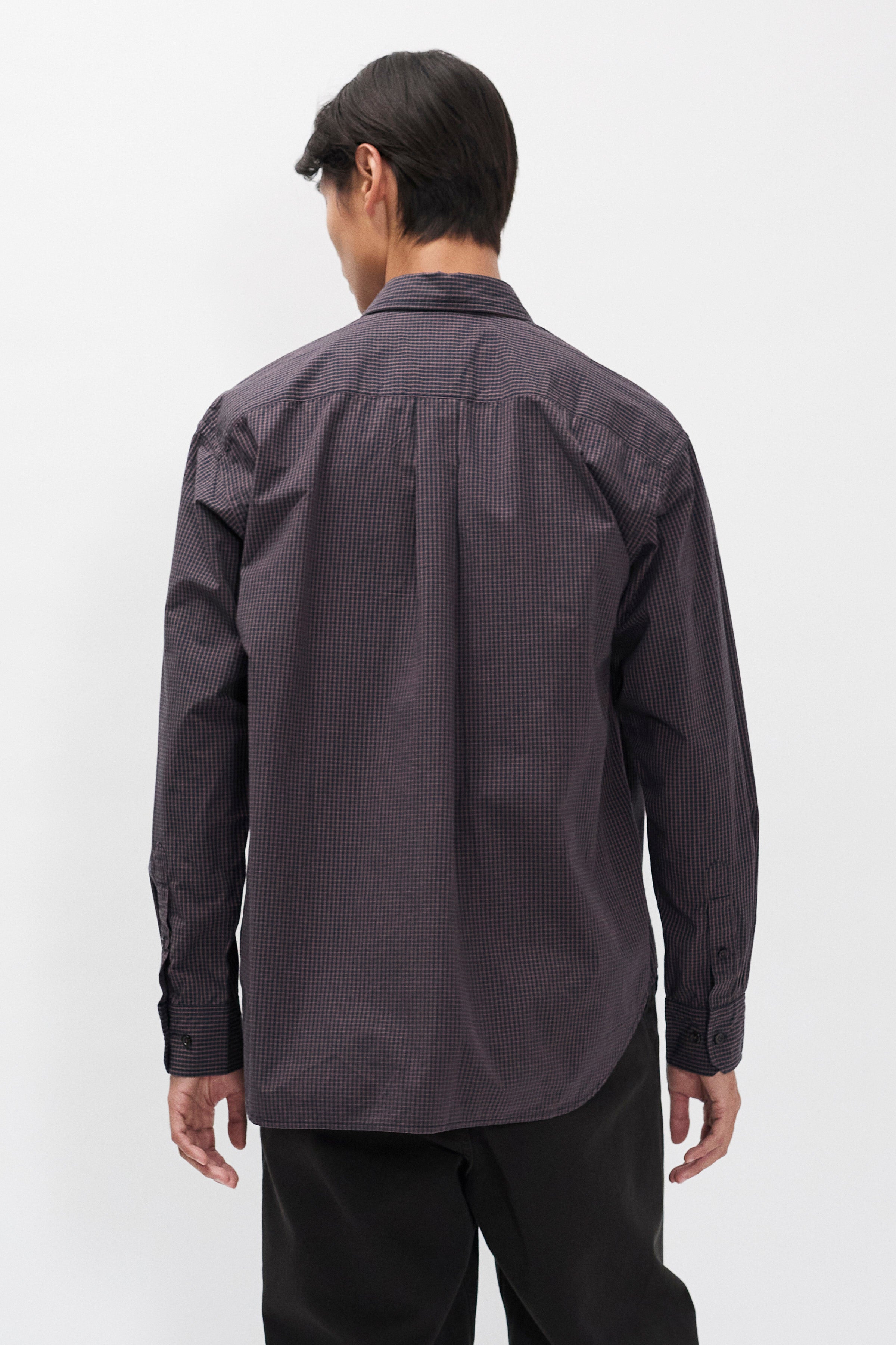 Espevik Oversize Poplin Check Shirt